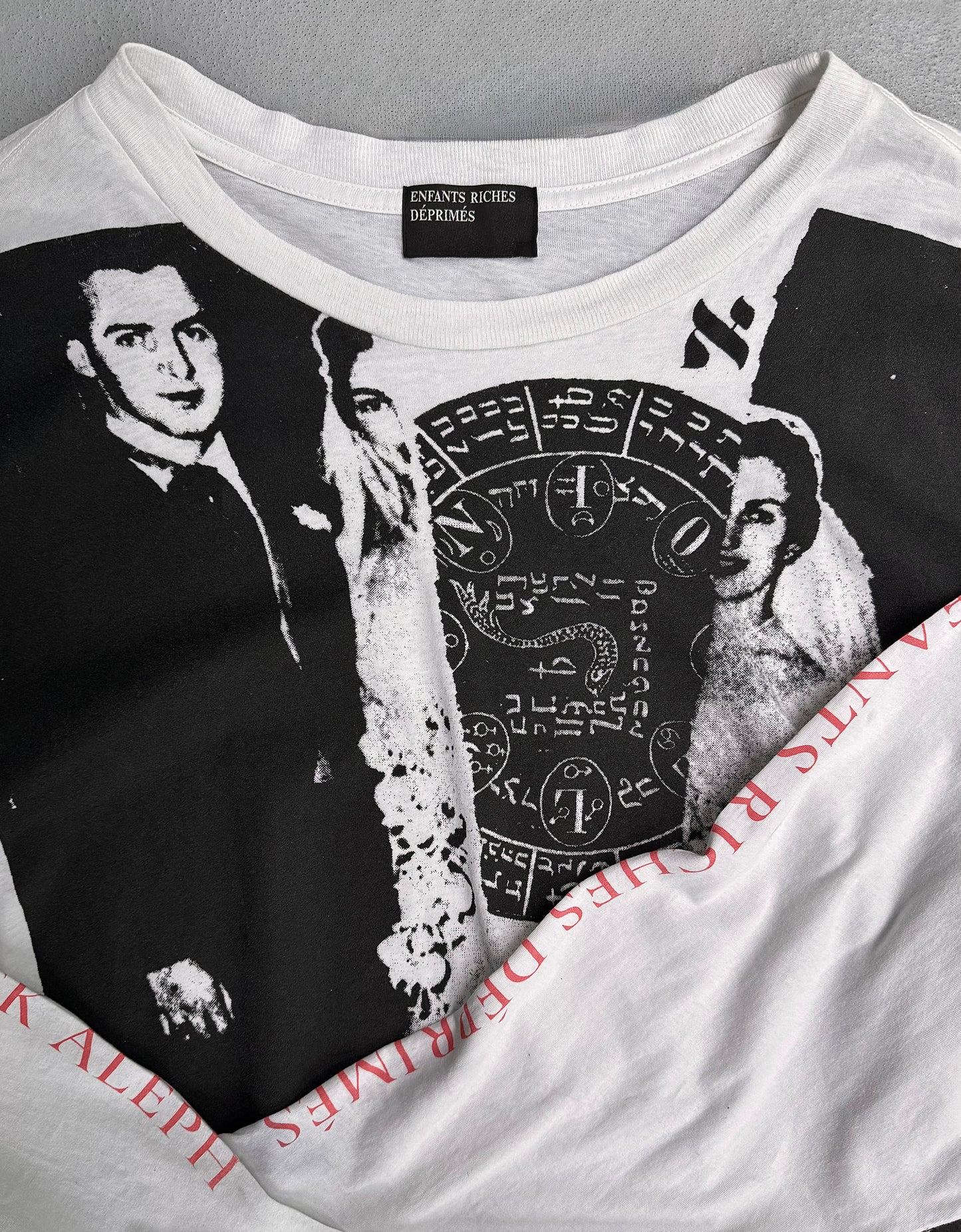 ENFANTS RICHES DÉPRIMÉS AW21 “Black Aleph” Oversized Graphic Long-Sleeve