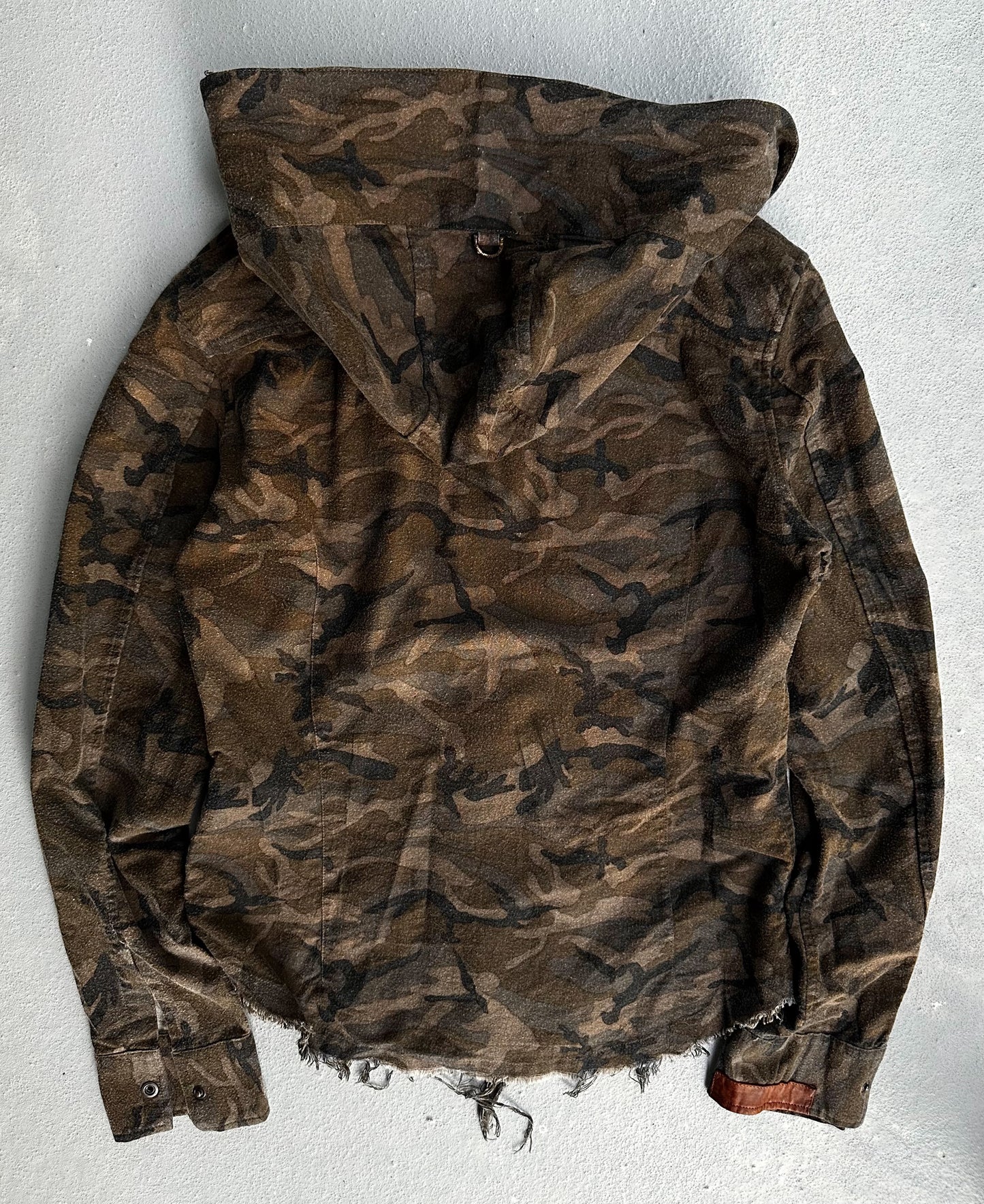 Kyoji Maruyama Early 00s Distressed Camouflage Jacket