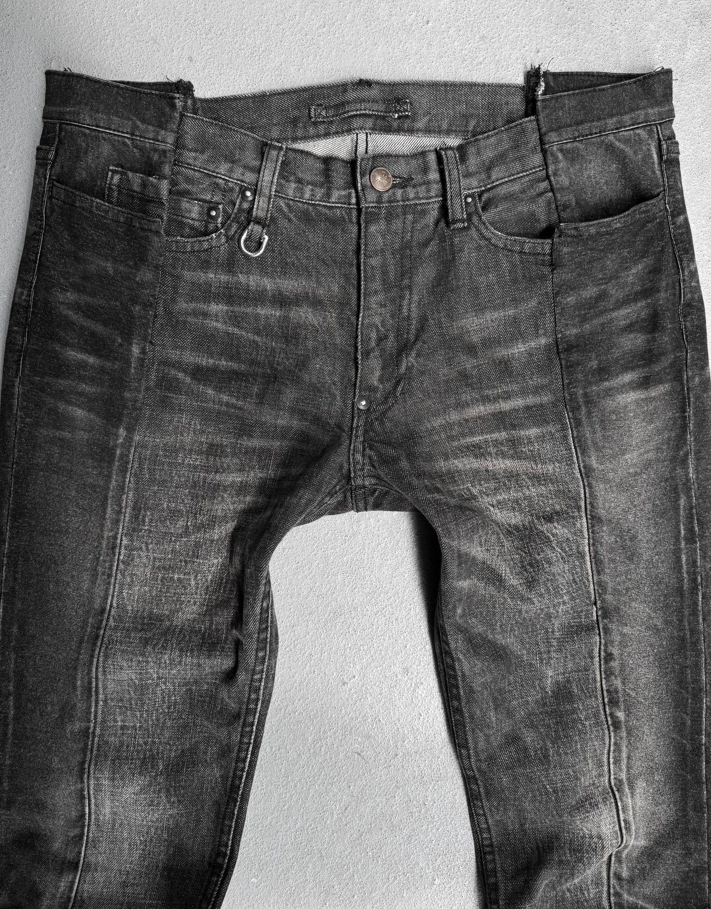 *SAMPLE* MiharaYasuhiro AW07 Reconstructed Hybrid Skinny Denim