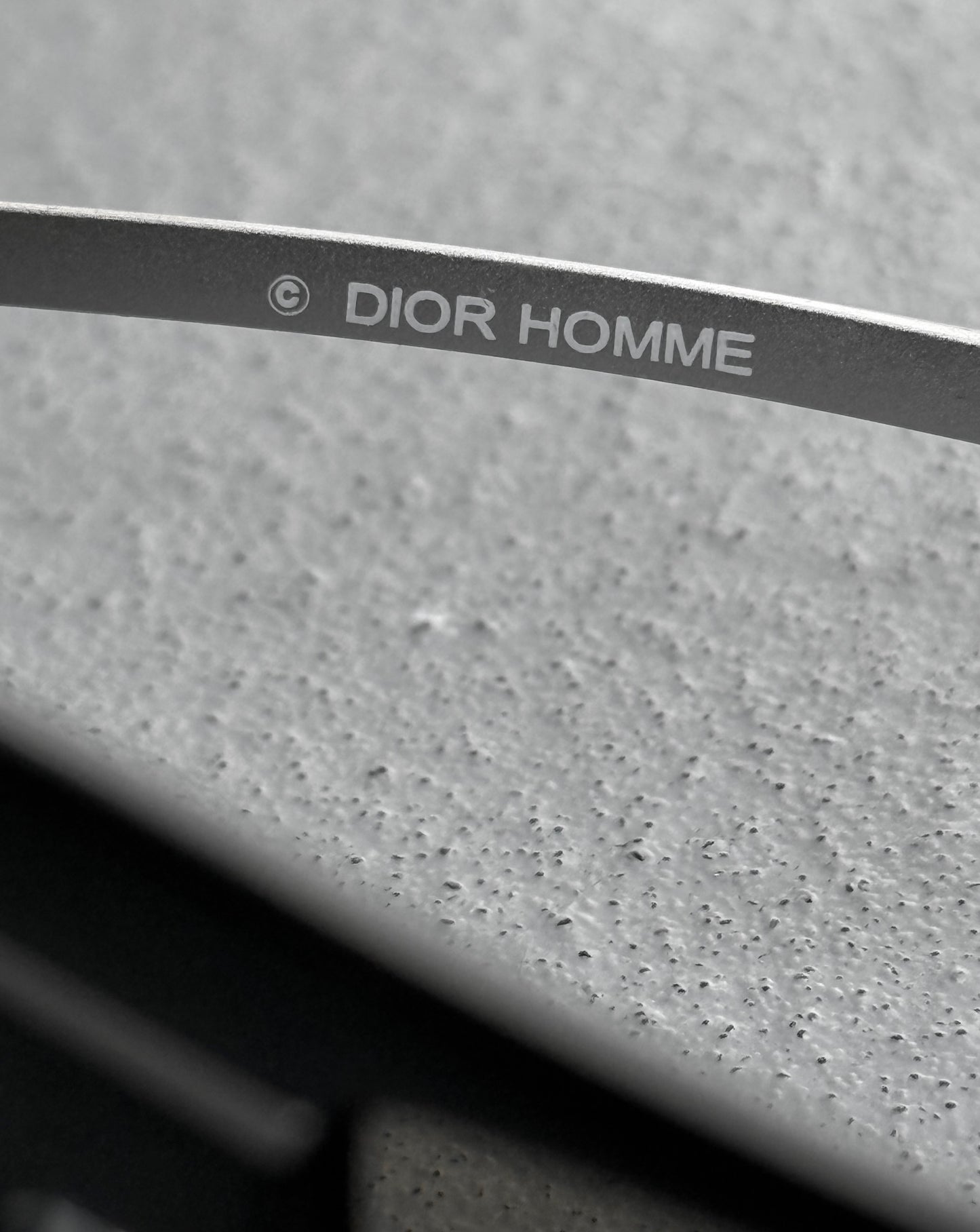 DIOR HOMME by Hedi Slimane AW03 “LUSTER” Silver ‘Black Tie 12/S’ Sunglasses