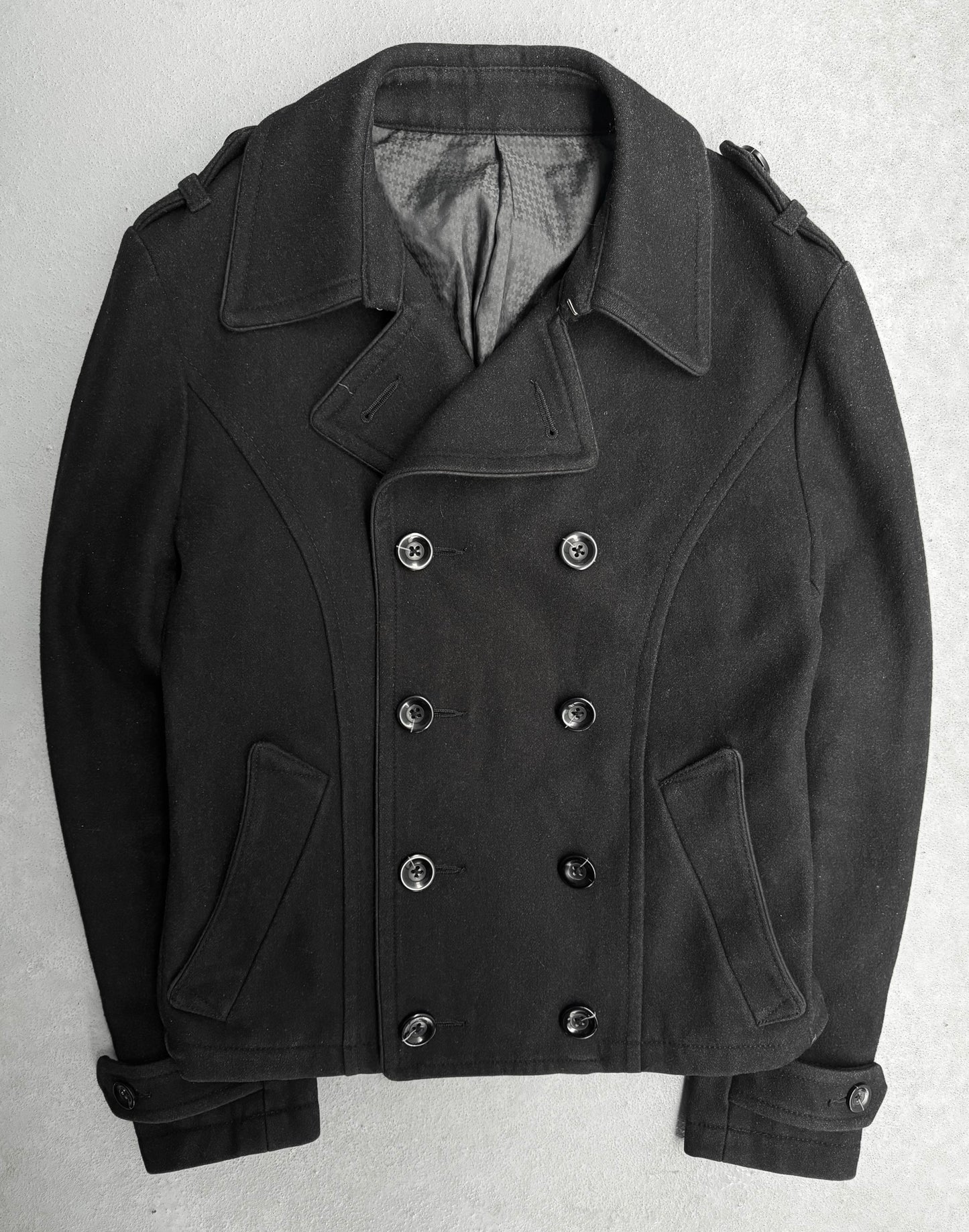 PPFM Early 00s ‘Napoleon’ Double-breasted Wool Jacket