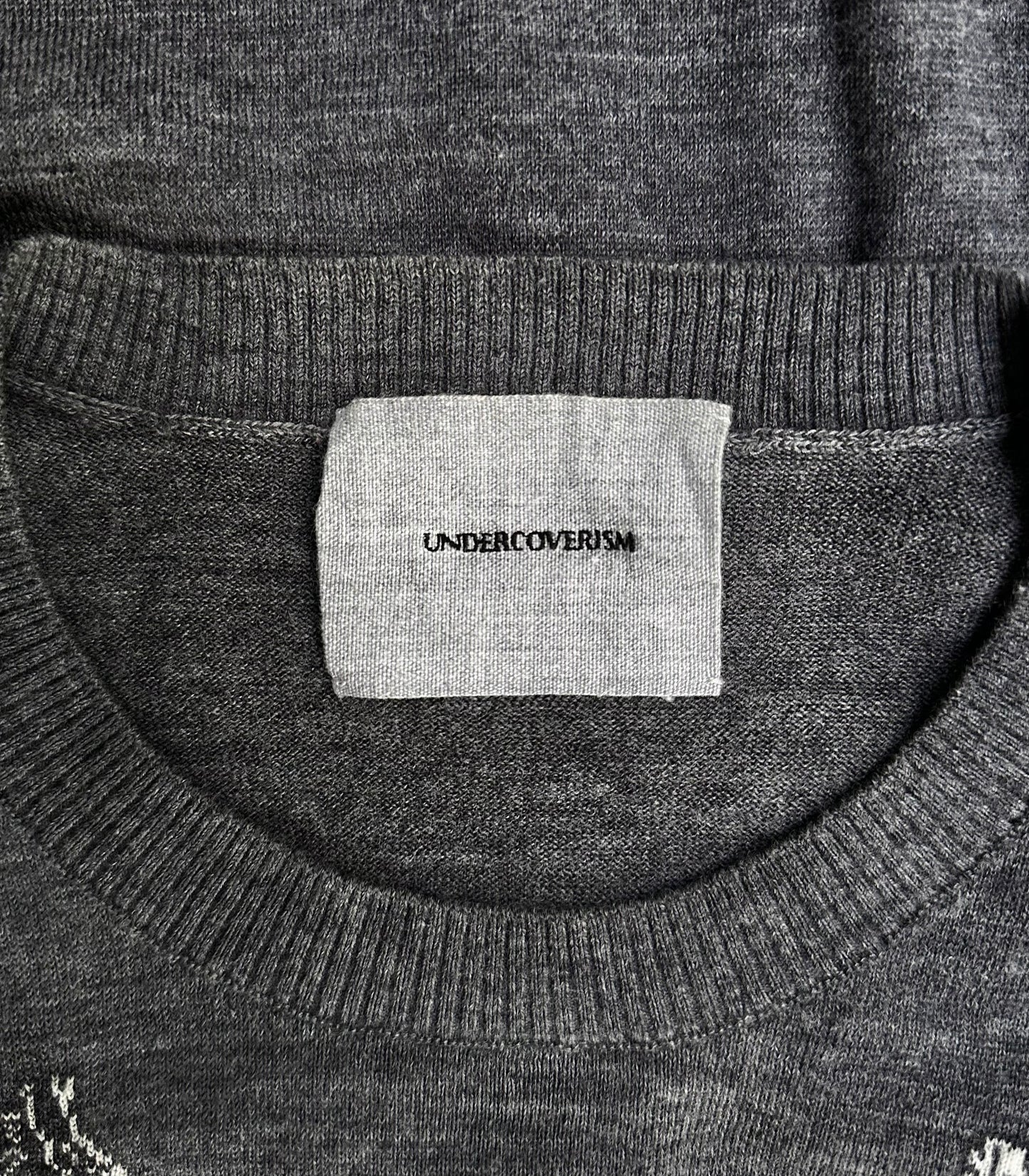 UNDERCOVER AW13 “Anatomicouture” Ribcage Wool Crewneck