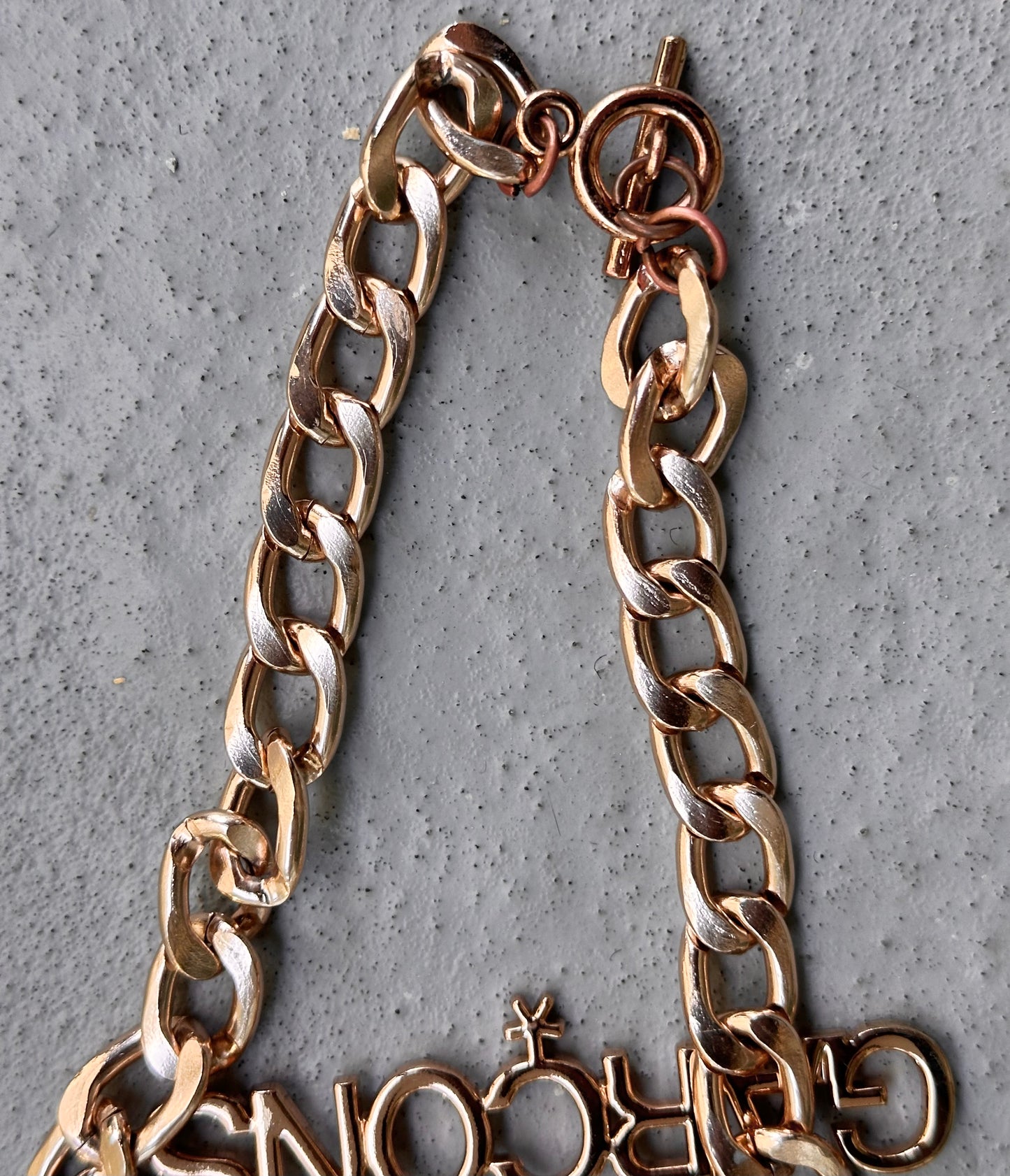 COMME des GARÇONS Gold Link Chain Necklace