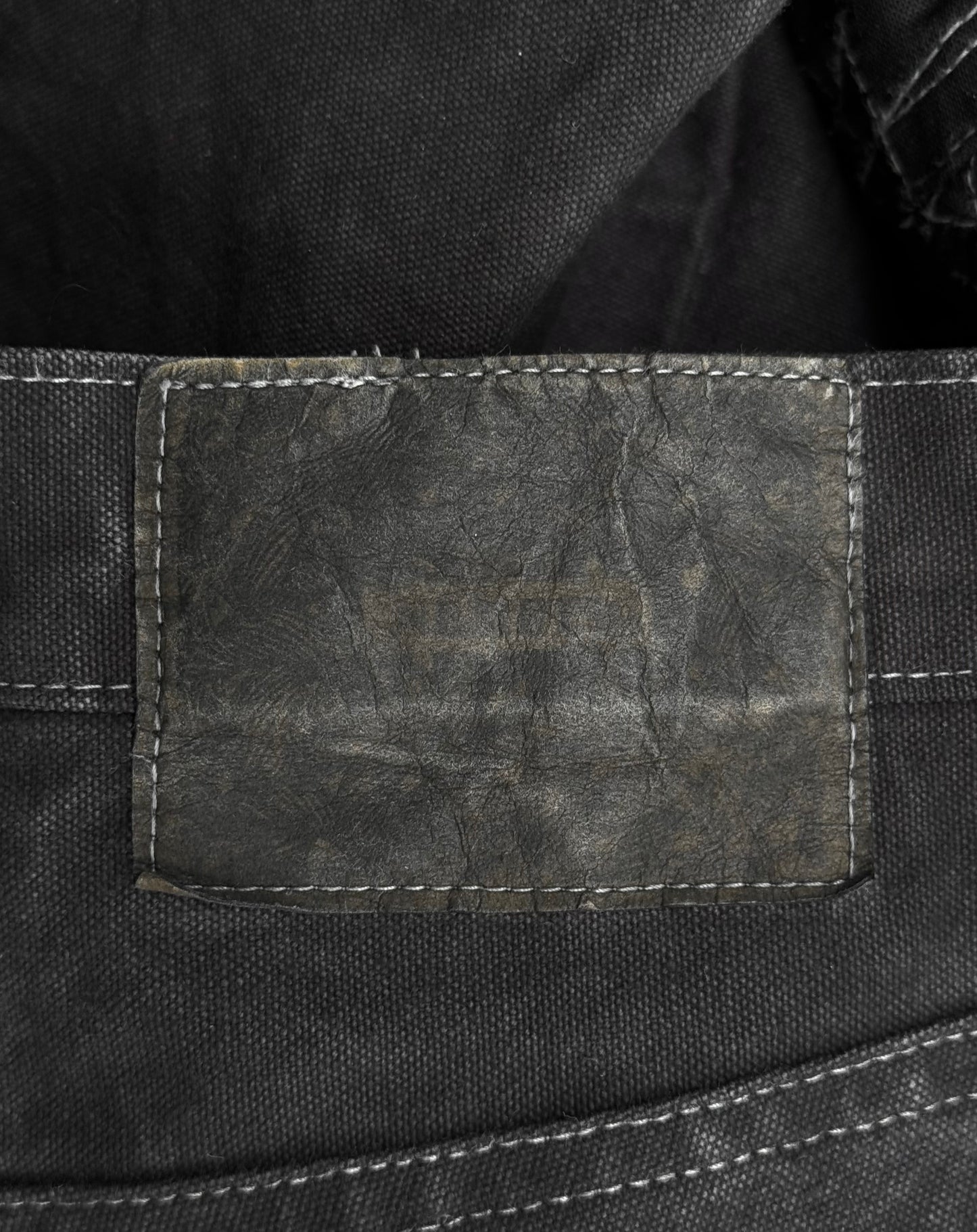 Christopher Nemeth Late 90s Over-dye 3D Reconstructed Denim Capris