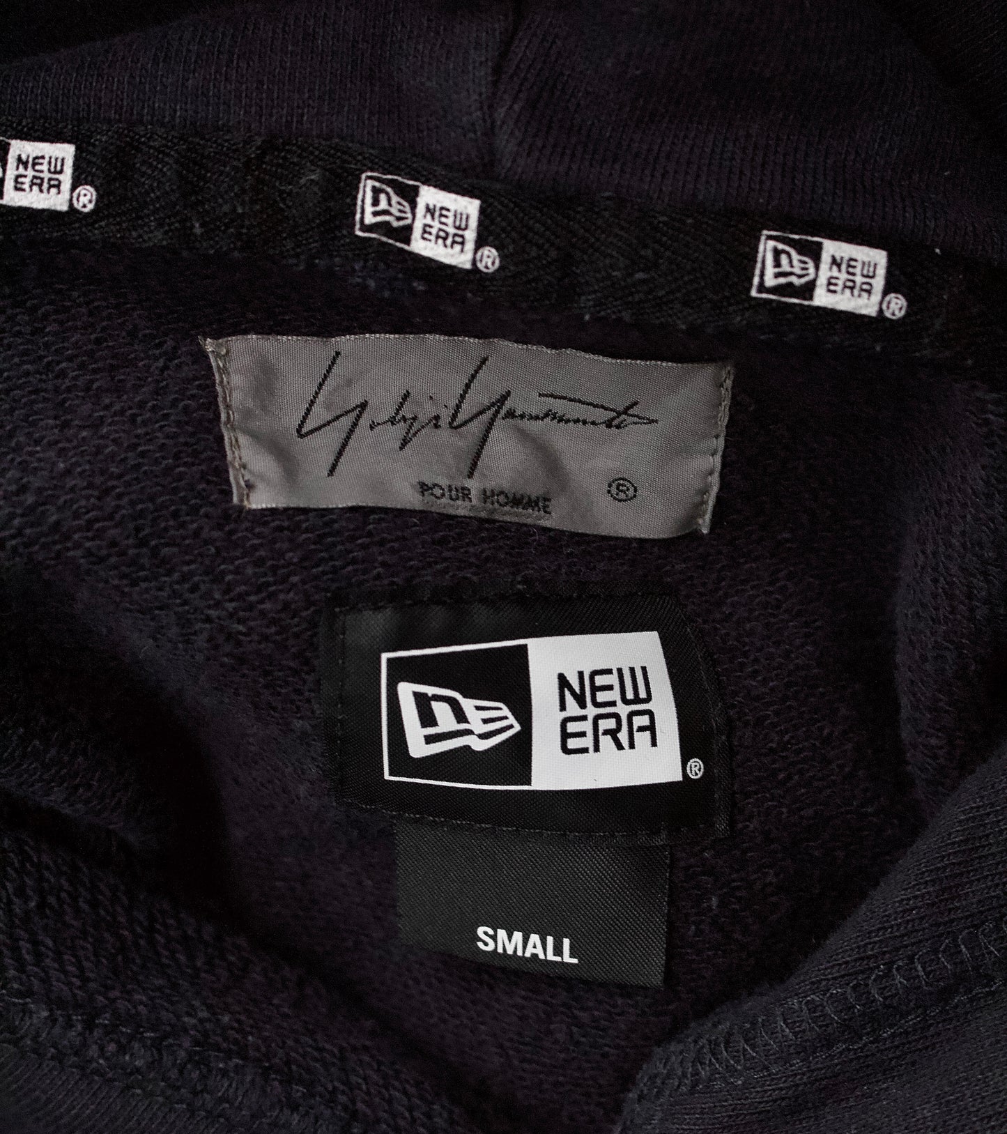 Yohji Yamamoto Pour Homme x New Era 2018 Japan Exclusive Logo Hoodie