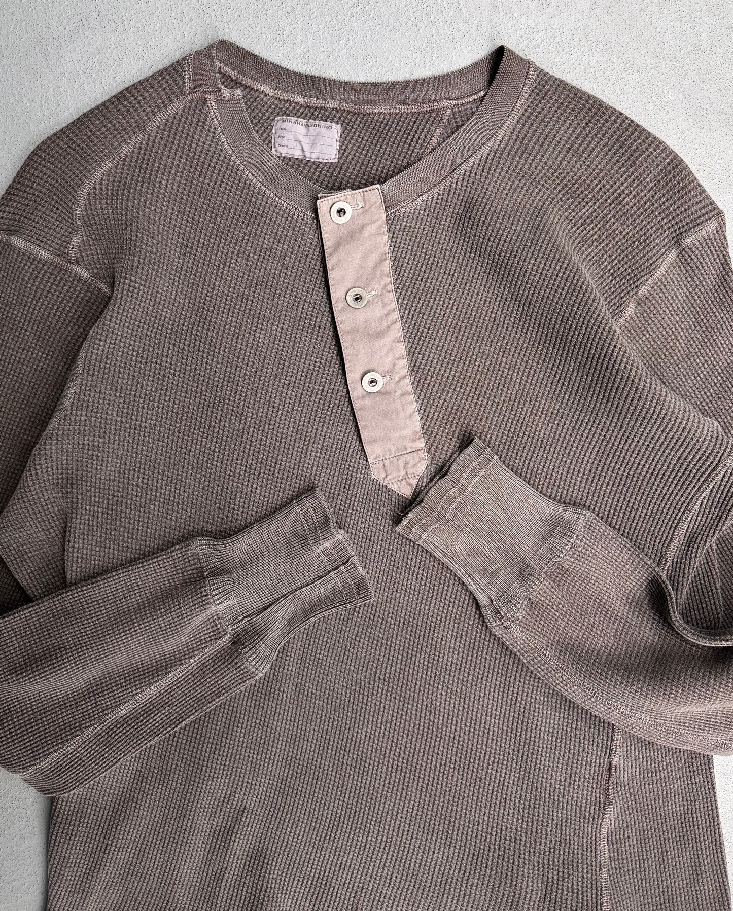 MiharaYasuhiro Early 00s Asymmetrical Thermal Long-Sleeve