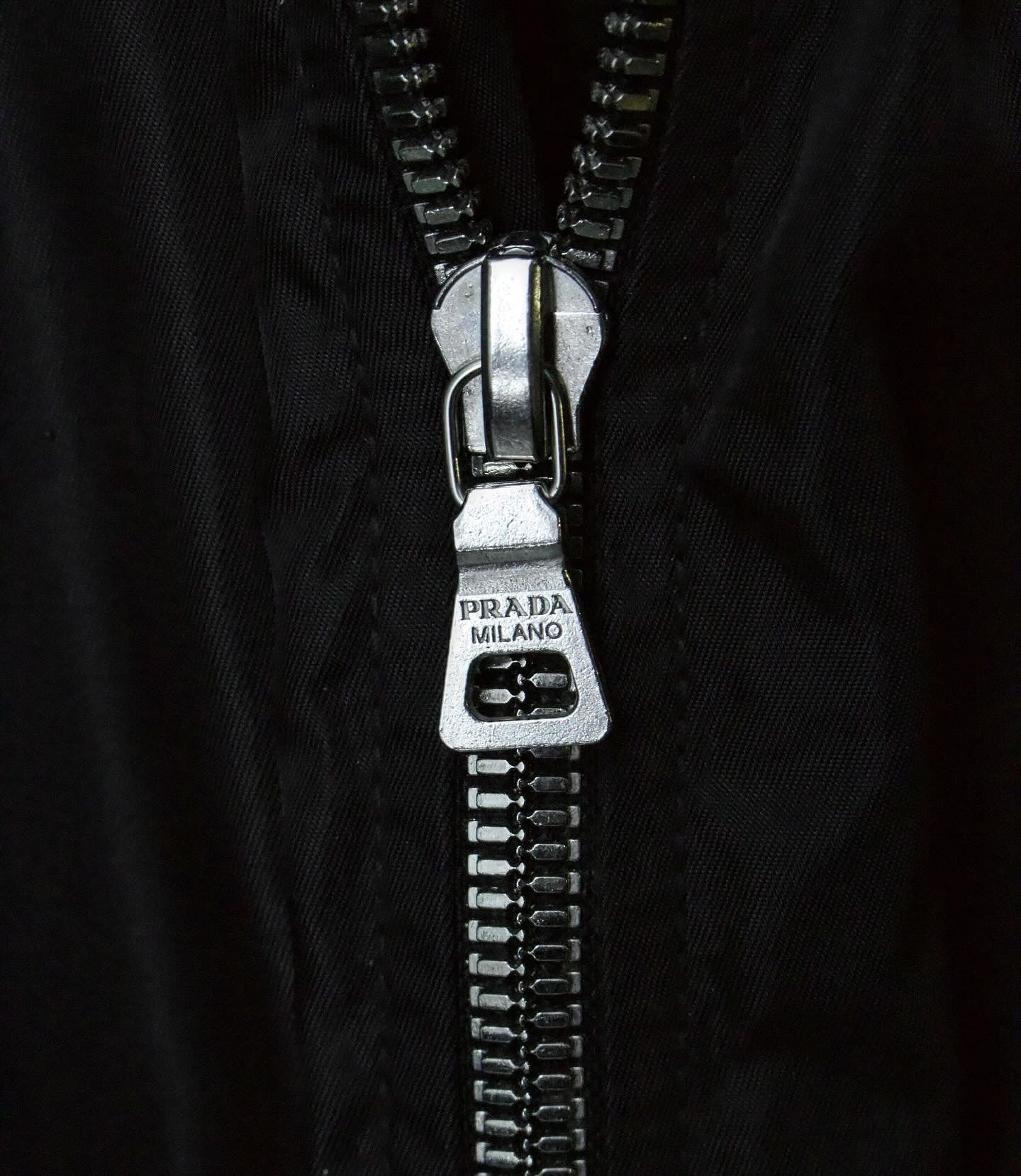 Prada Late 90s Convertible 2-in-1 Leather Nylon Liner Vest Work Jacket