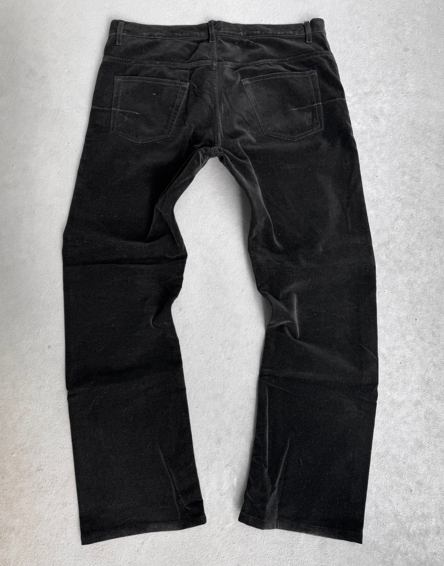 DIOR HOMME AW05 “In the Morning” Velvet Flare Bootcut Pants