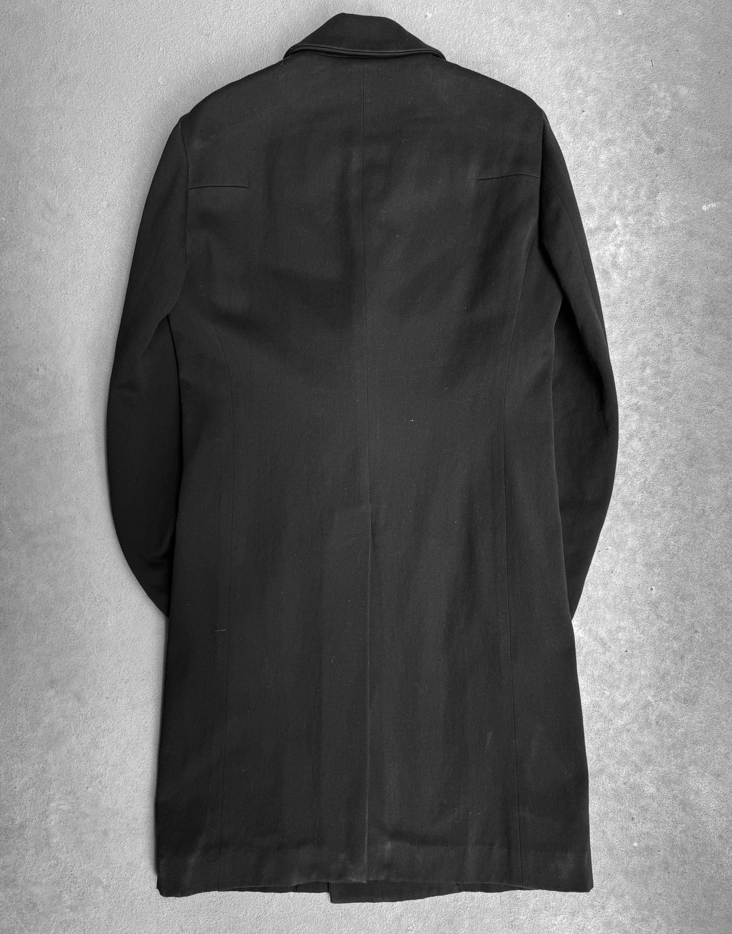 ATTACHMENT by Kazuyuki Kumagai Early 00s Double-breasted Brushed Wool Coat
