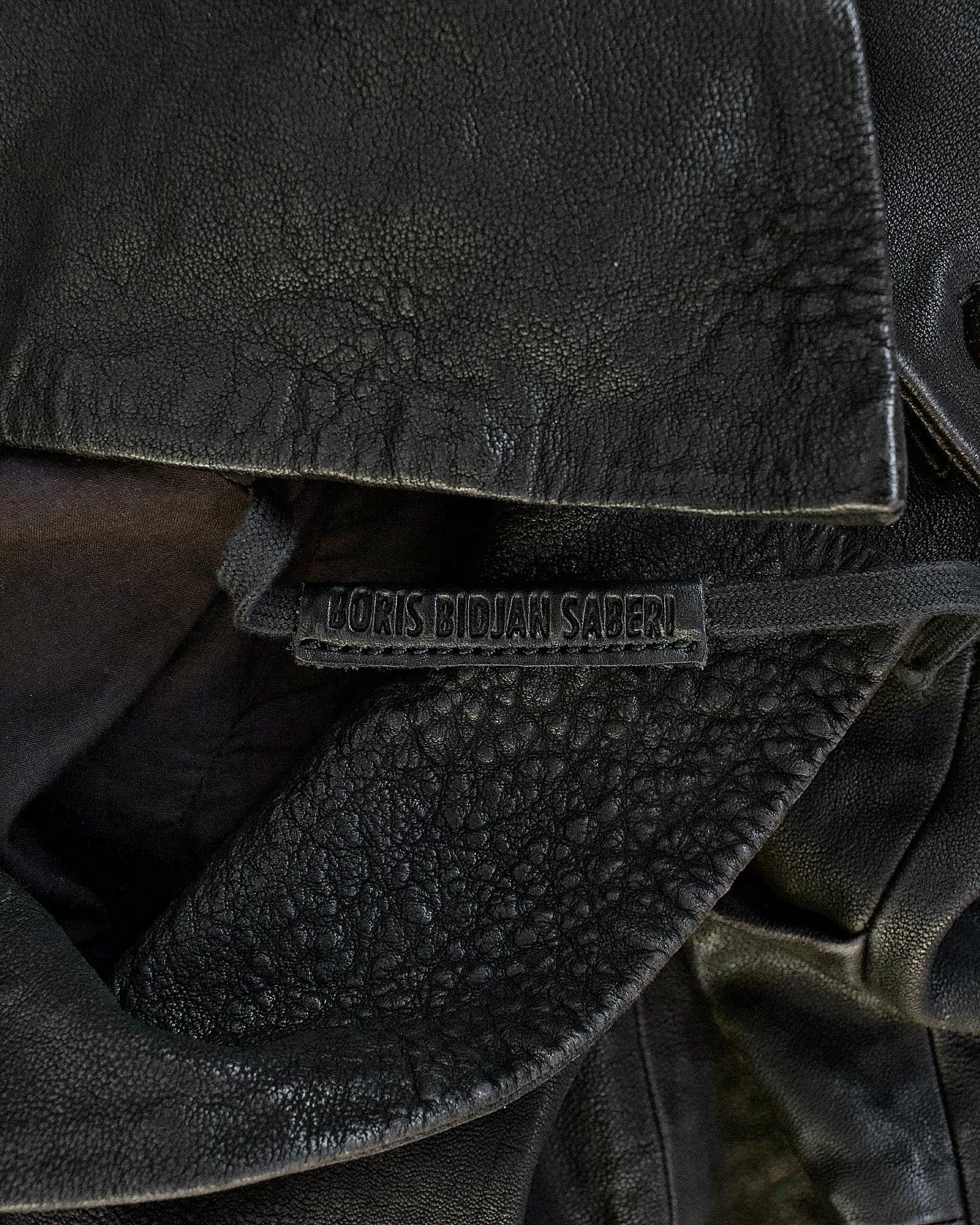 Boris Bidjan Saberi AW09-10 ‘JP2’ Waxed Perforated Lamb Leather Jacket