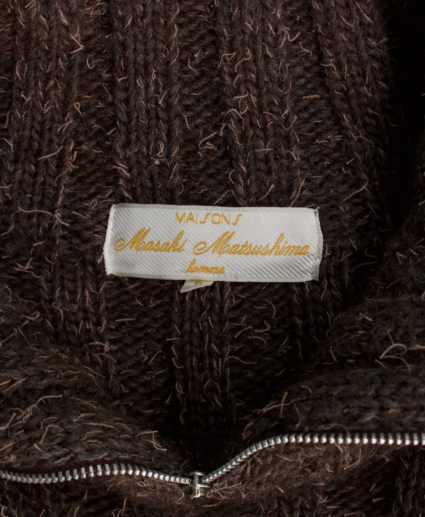 Masakï Matsushïma HOMME Early 00s Fuzzy Wool Knit