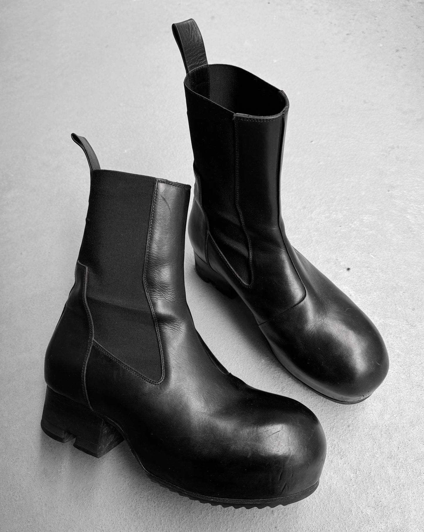 Rick Owens AW20 “PERFORMA” Ballast Beetle Platform Boots