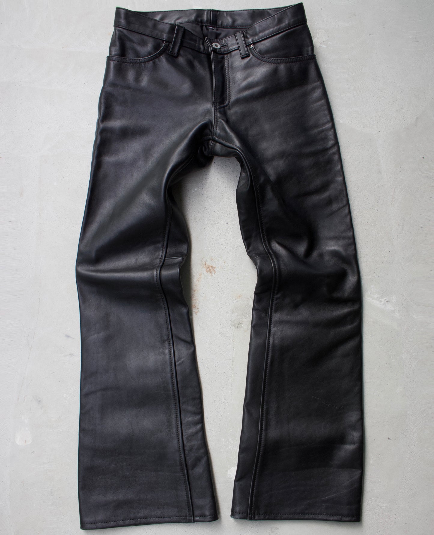 KADOYA Head Factory 00s Flare Bootcut Leather Pants
