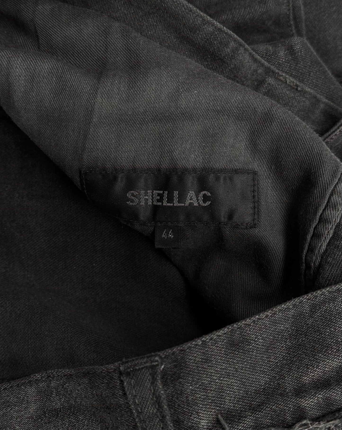 SHELLAC Early 00s Distressed Grey Hagi Slim Bootcut Denim