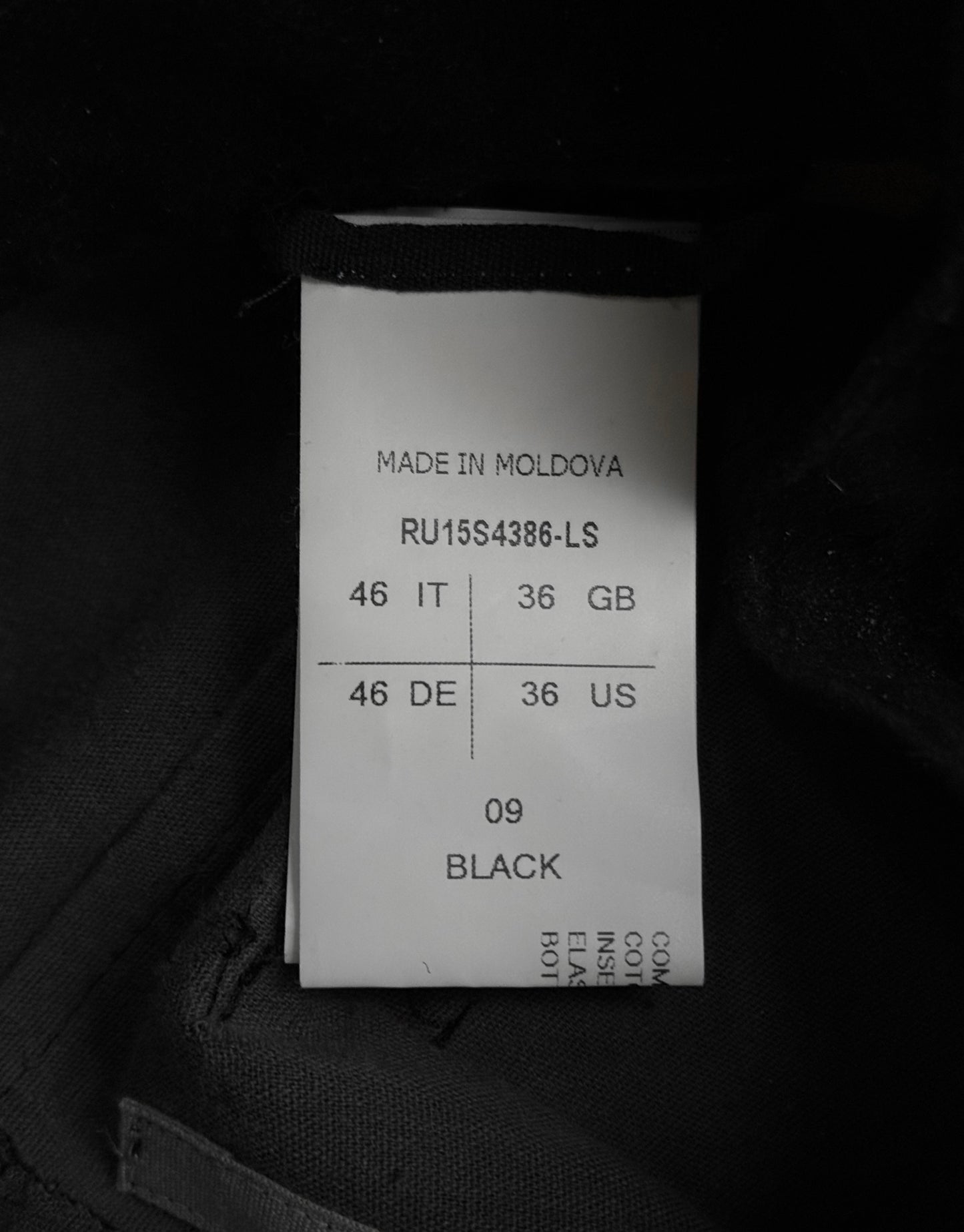 Rick Owens DRKSHDW SS15 “FAUN” Blistered Lambskin Leather Memphis Pants