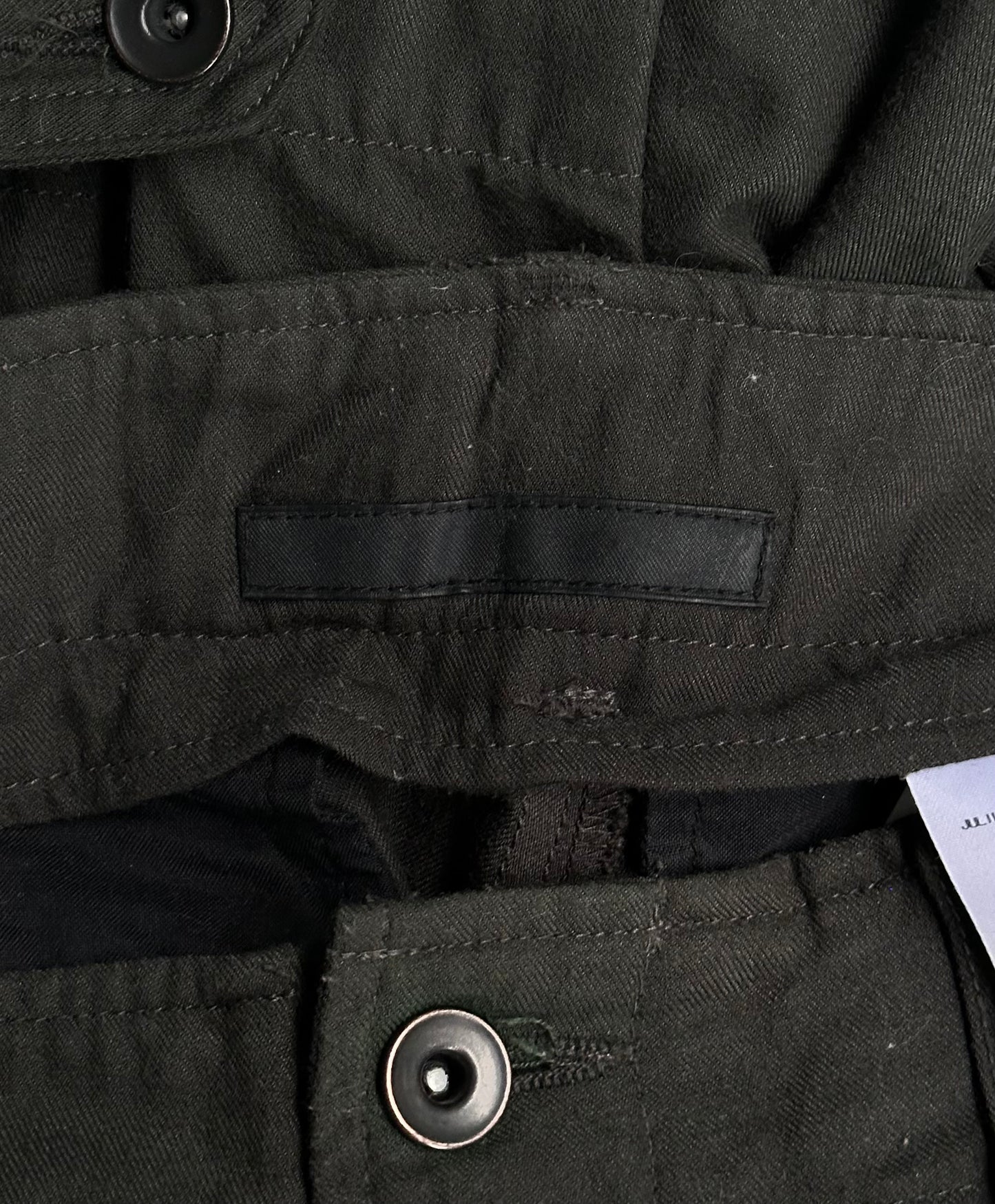 Julius_7 AW10-11 “goth_ik;” Shapeshifting Bondage Gas Mask Cargo Pants