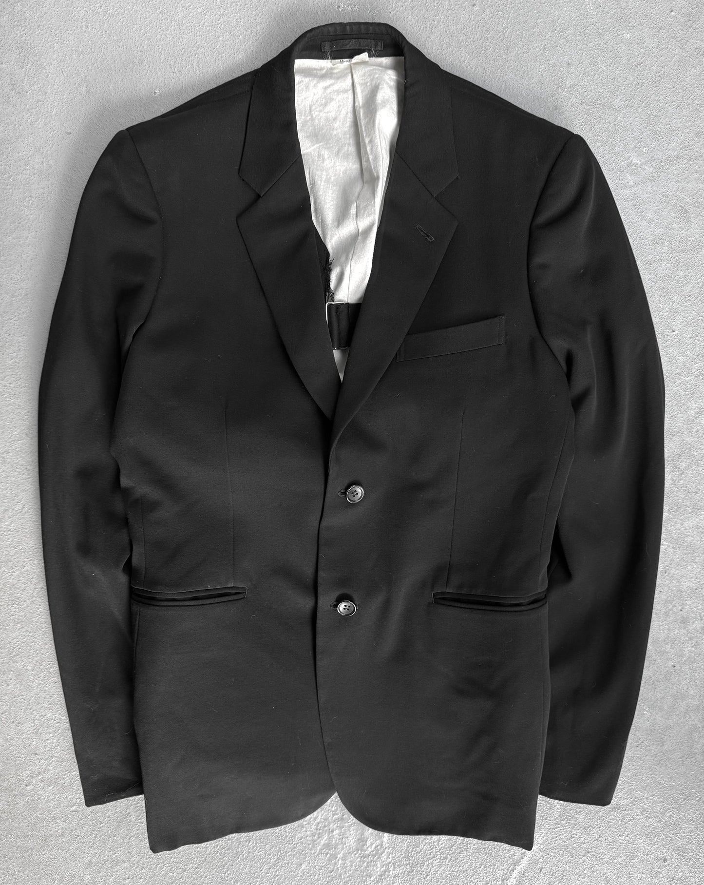 COMME des GARÇONS HOMME PLUS AW17 Rubber Dinosaur Double-Layered Blazer