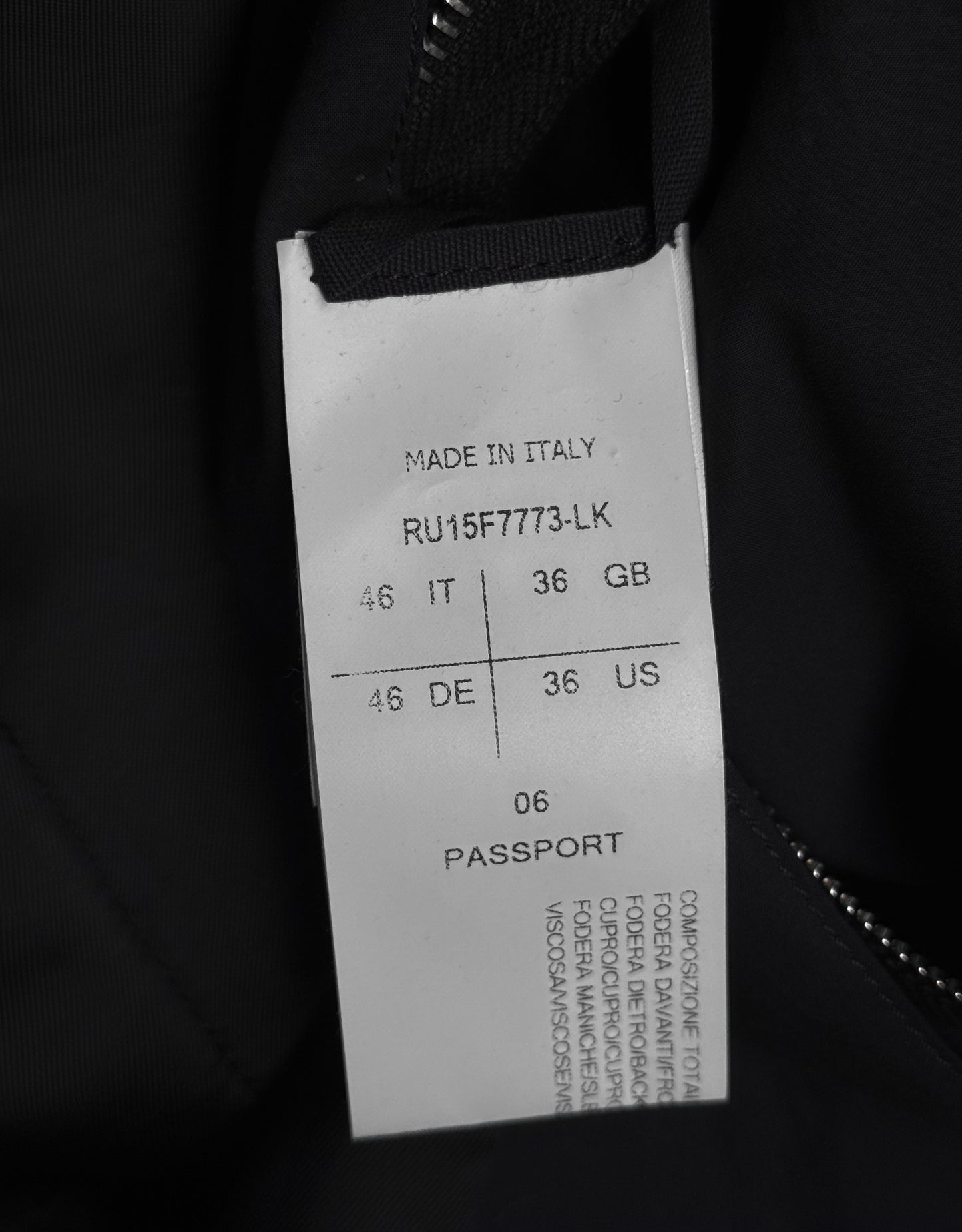Rick Owens AW15 "SPHINX" Nubuck Lambskin Leather Geo Jacket