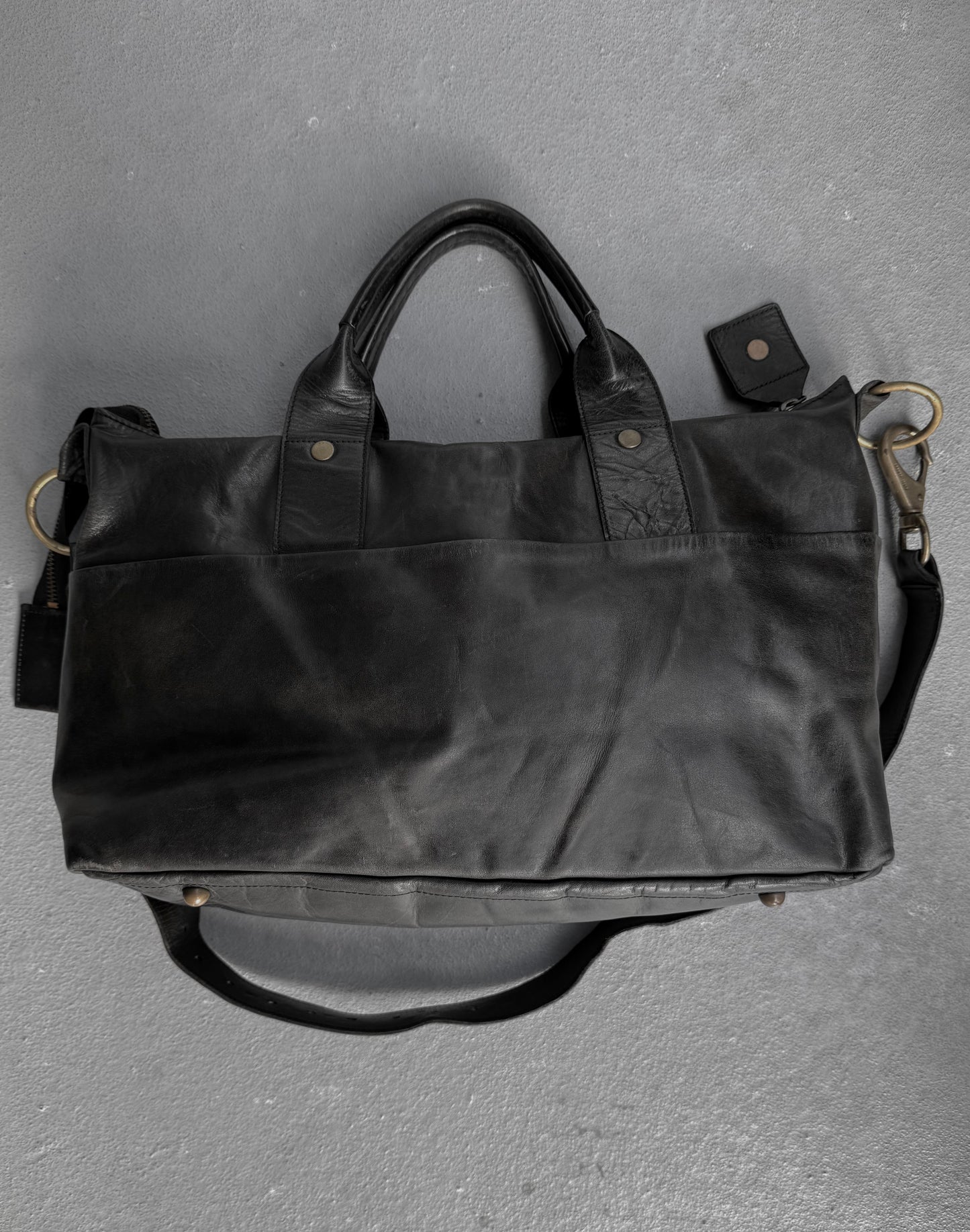 cornelian taurus by daisuke iwanaga 'RECORD Special Order' Cow Leather Shoulder Bag