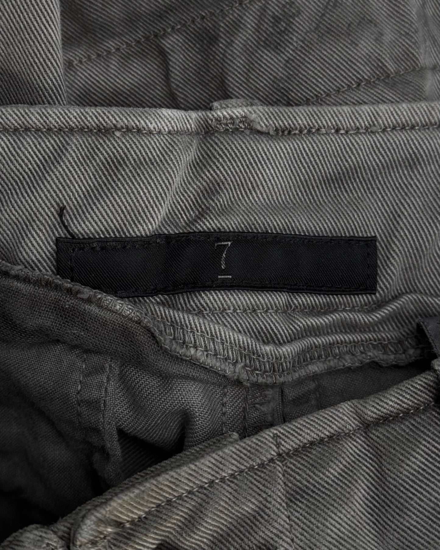 Julius_7 SS11 “Chaos; Ontological Anarchism” Shapeshifting Bondage Grey Gas Mask Cargo Pants