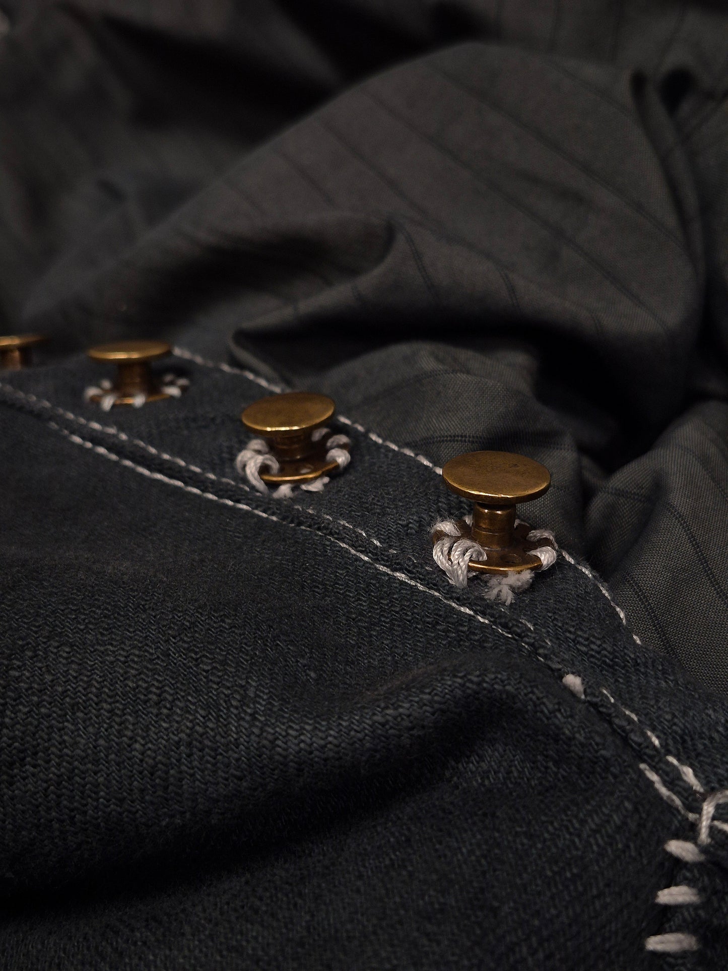 Carol Christian Poell AW06-07 'JM/2181' Twisted Overlock Denim