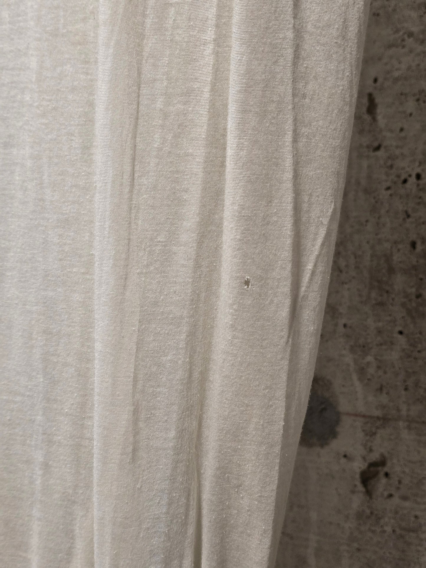 Rick Owens SS12 "NASKA" MILK Double Layered T-shirt