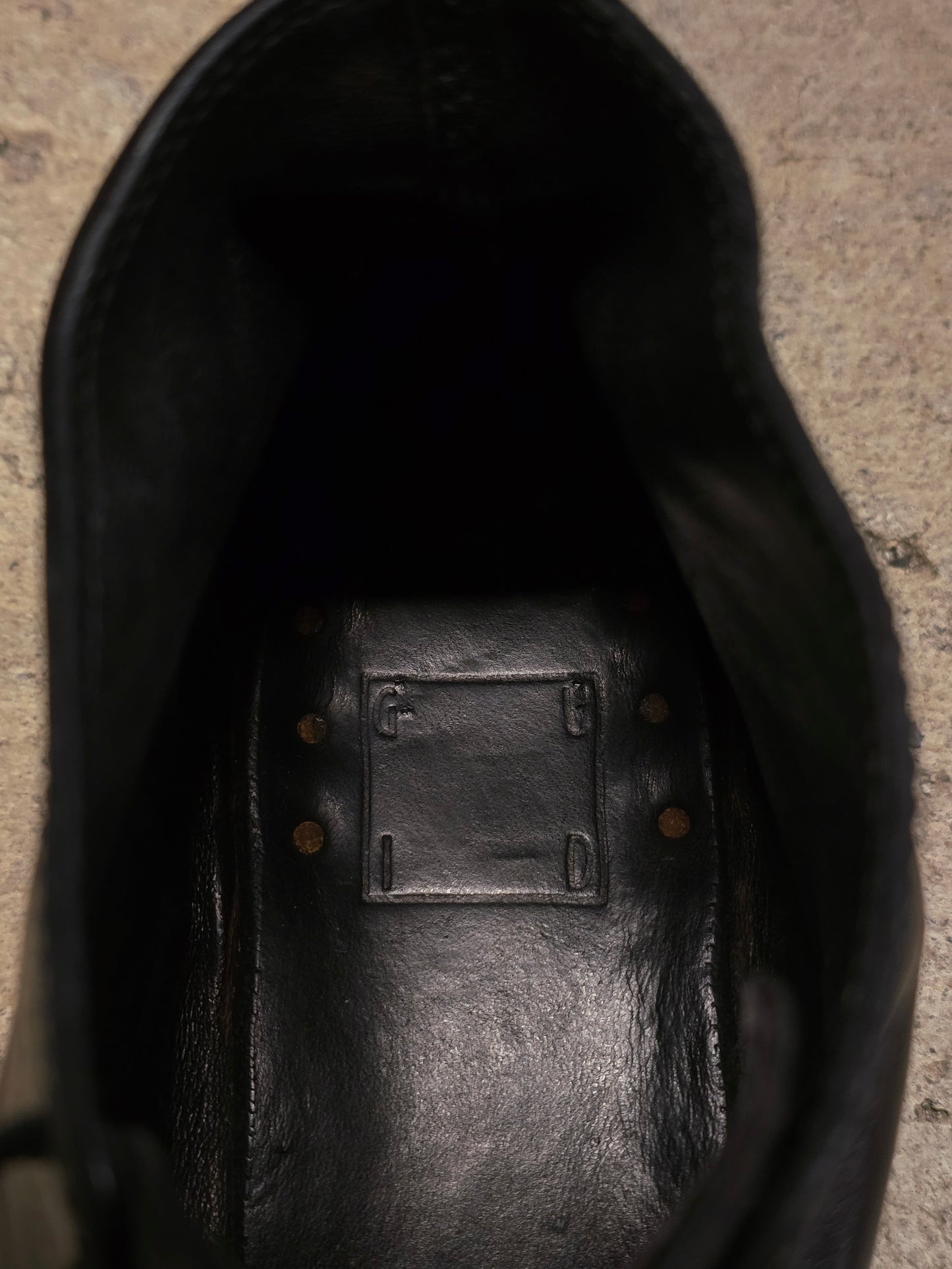 GUIDI '994' Black Full-grain Horse Leather Desert Ankle Boots