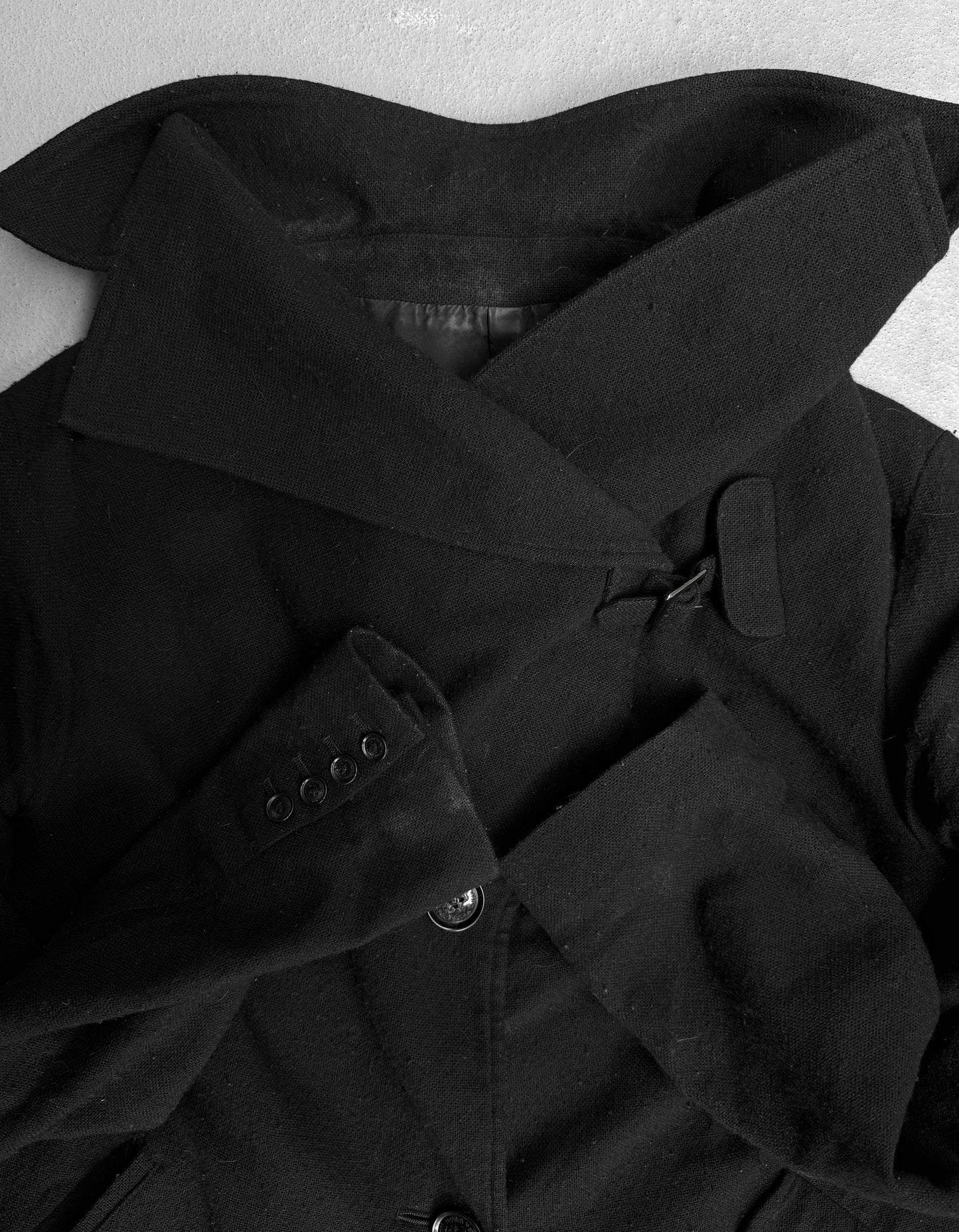 Alice Auaa Early 00s Gothic ‘Vampire’ Cropped Wool Jacket