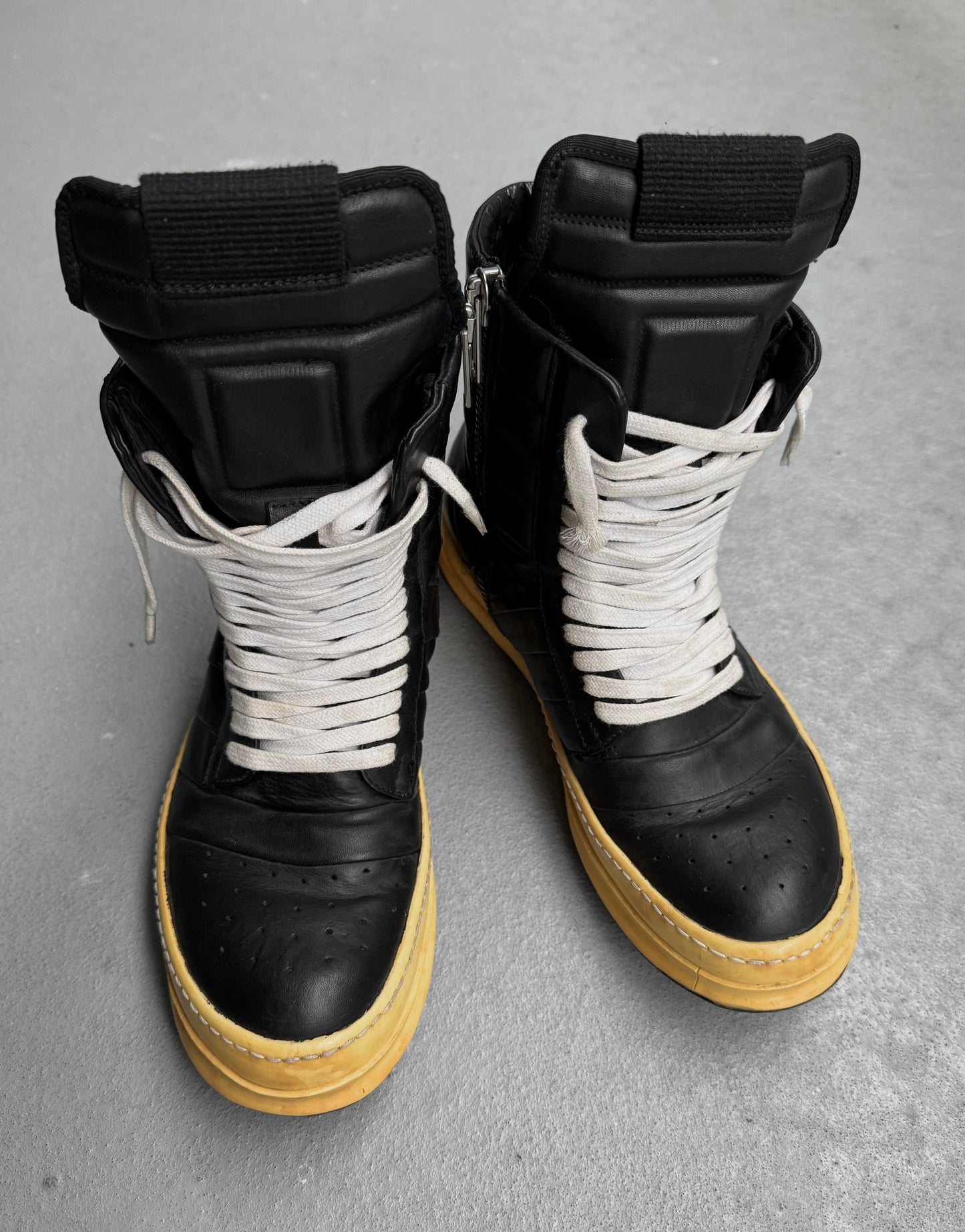 Rick Owens AW09 “CRUST” Dunk Leather Sneakers