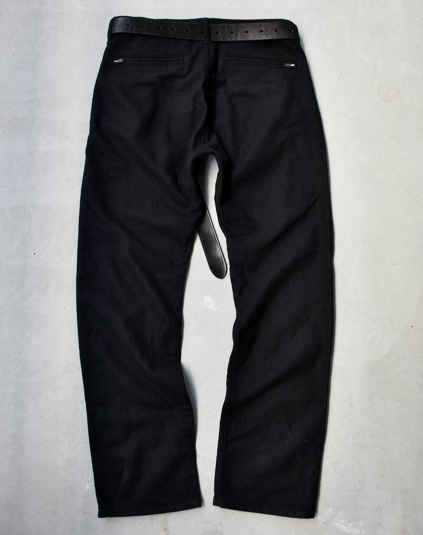 COMME des GARÇONS HOMME AW04 Wool Straight Cut Pants