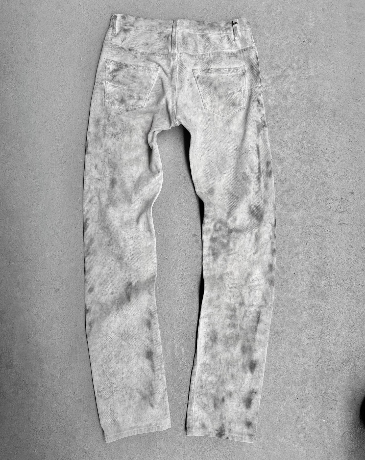 DIOR HOMME SS06 by Hedi Slimane ‘Dirty Snow’ Slim Bootcut Denim