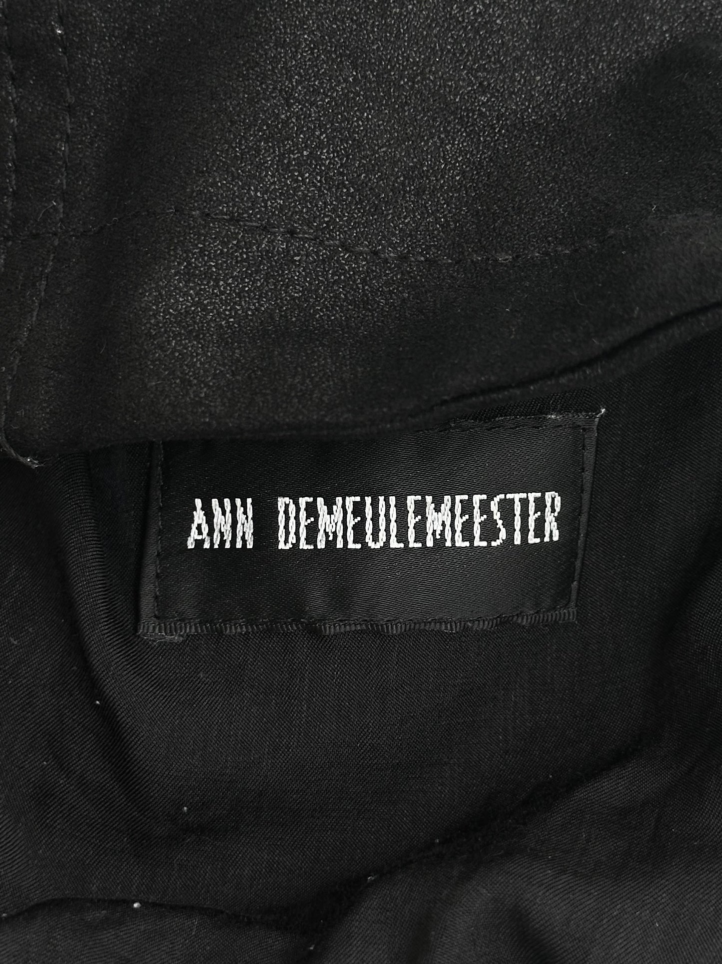 Ann Demeulemeester Early 00s Waxed Fencing Jacket