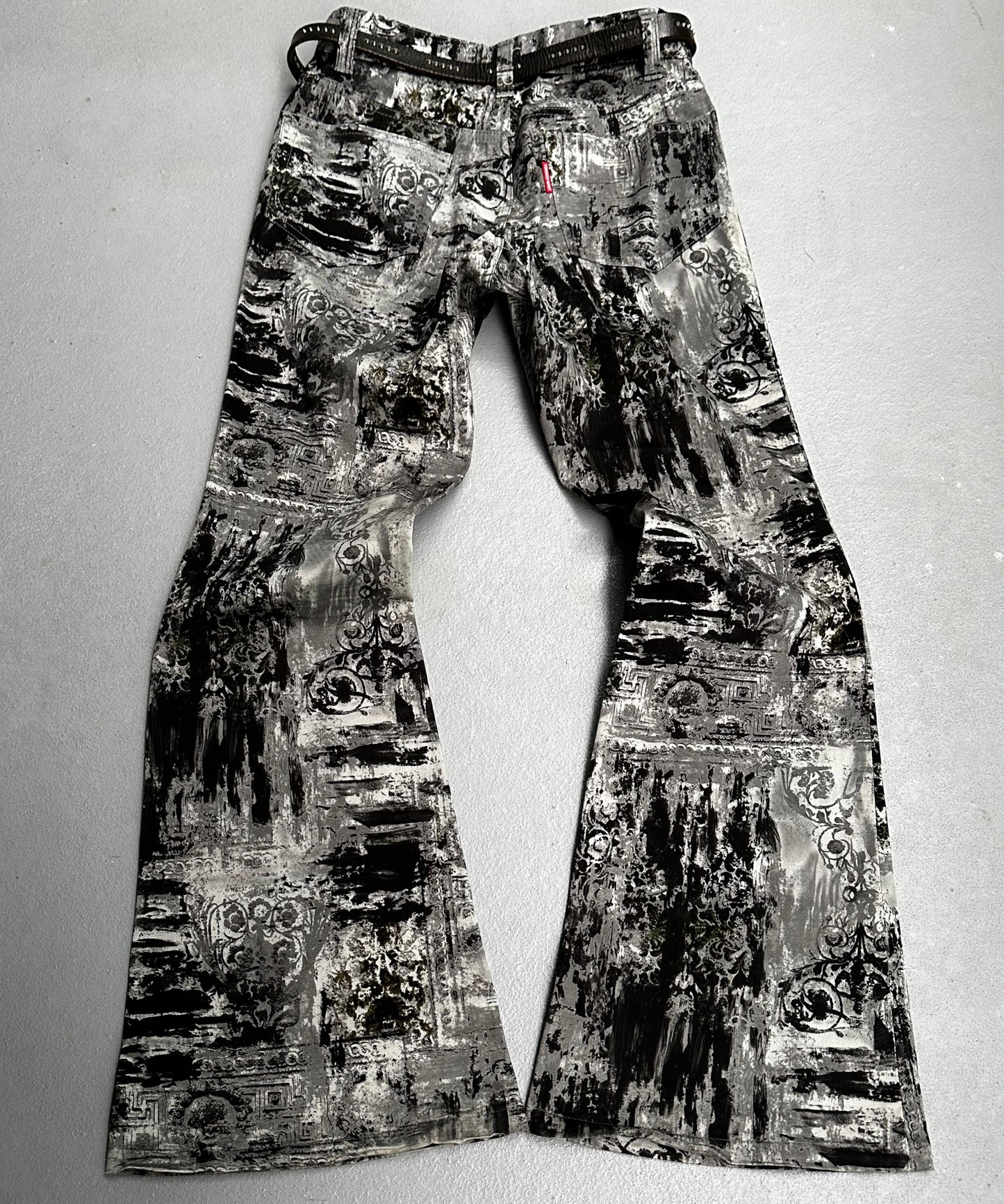Tornado Mart Early 00s ‘Renaissance’ Bell-Bottom Flare Pants
