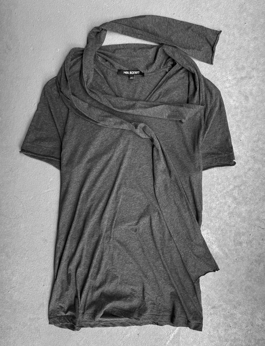Neil Barrett Early 00s Scarf Collar T-shirt