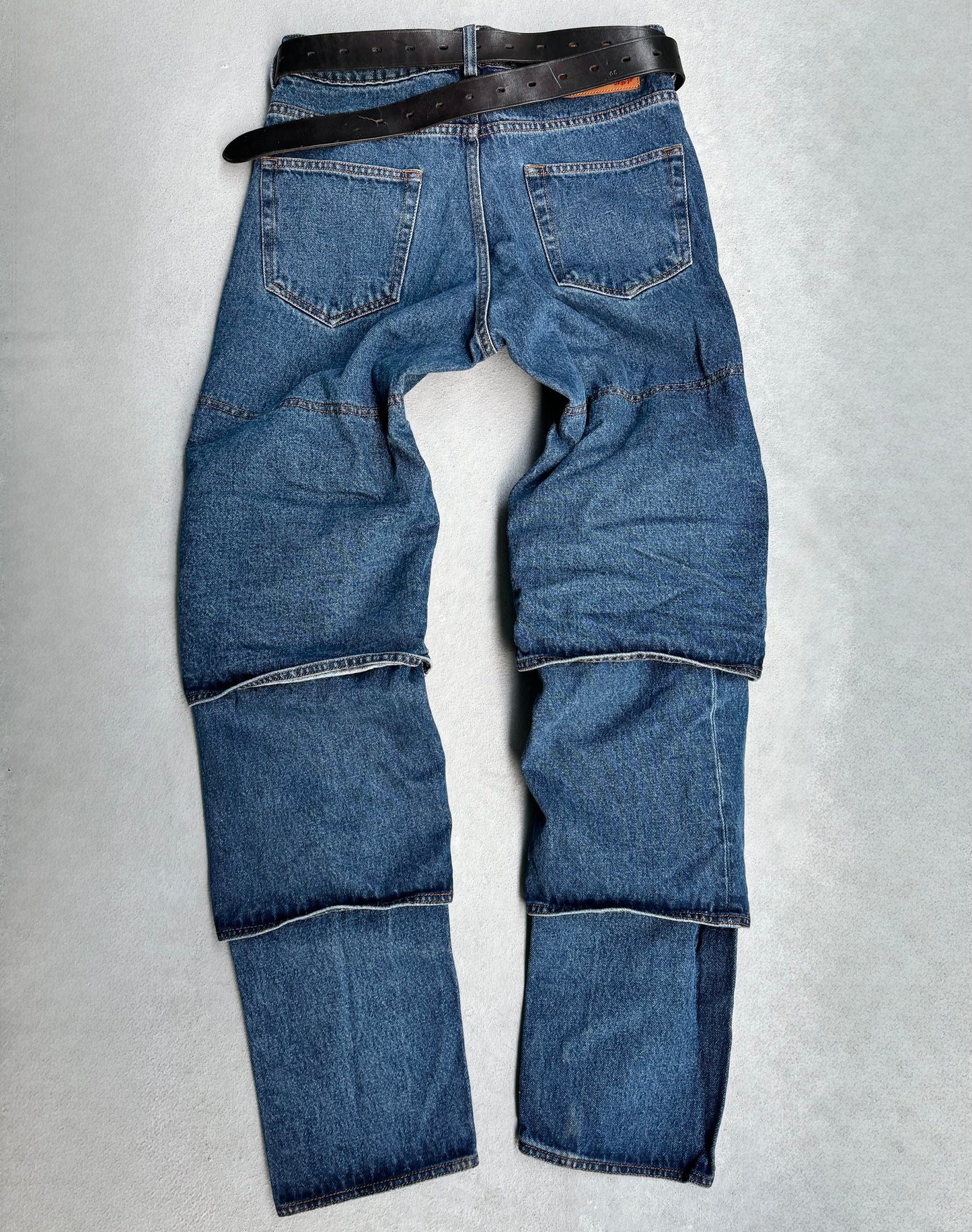 Y/Project FW18 Layered Multi-cuffs Denim
