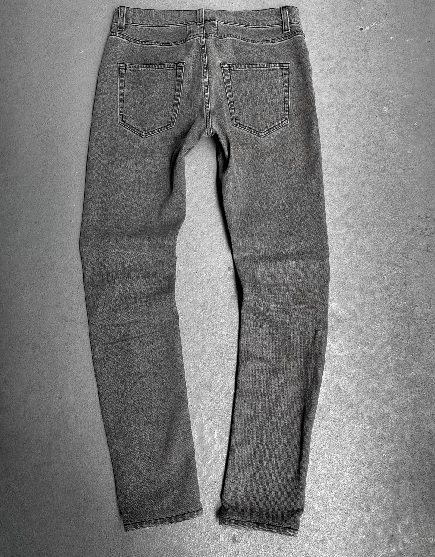 Saint Laurent Paris AW15 Grey ‘D02’ Skinny Denim