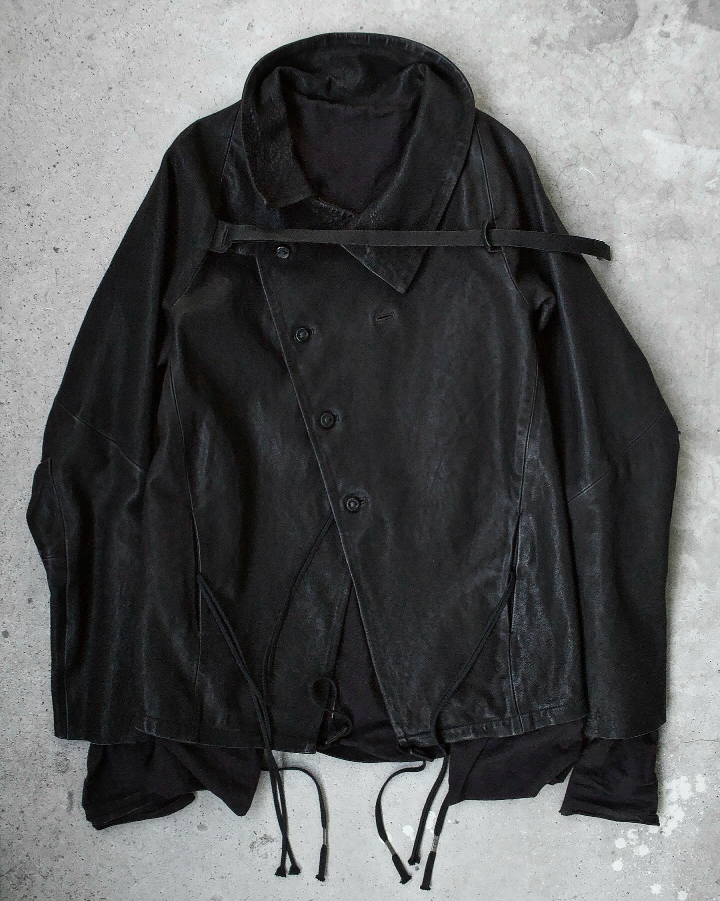 Boris Bidjan Saberi AW09-10 ‘JP2’ Waxed Perforated Lamb Leather Jacket