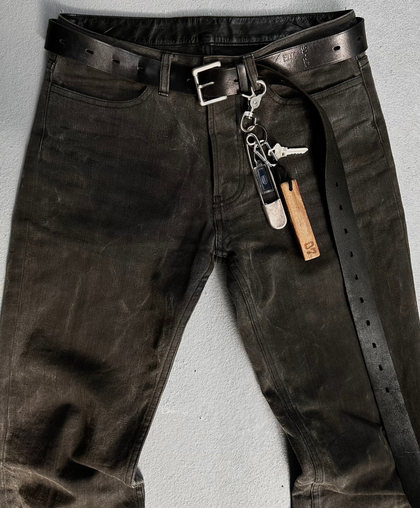 RipVanWinkle Early 00s Stonewash Grey Bootcut Denim