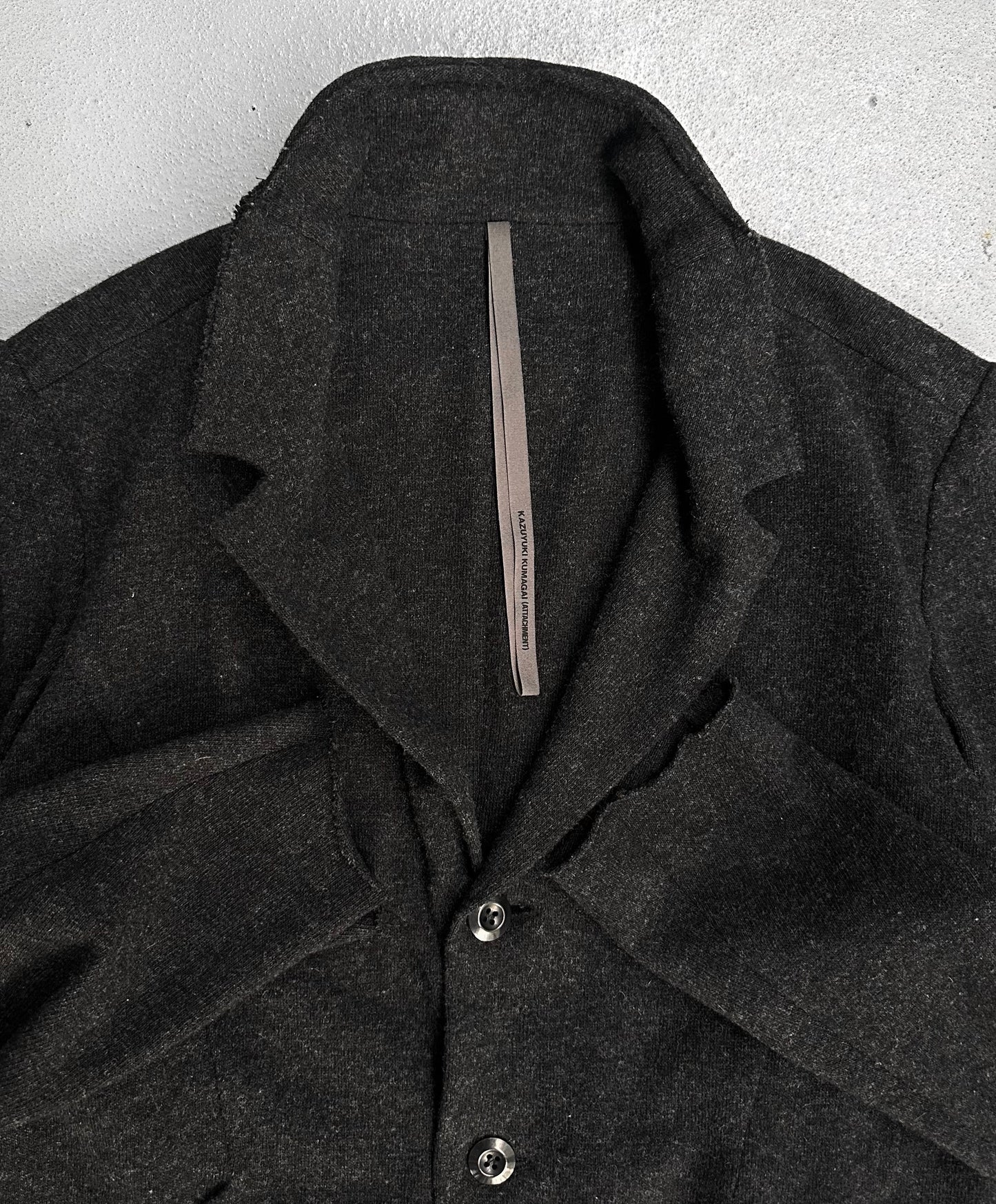 ATTACHMENT by Kazuyuki Kumagai Early 00s Wool Jacket
