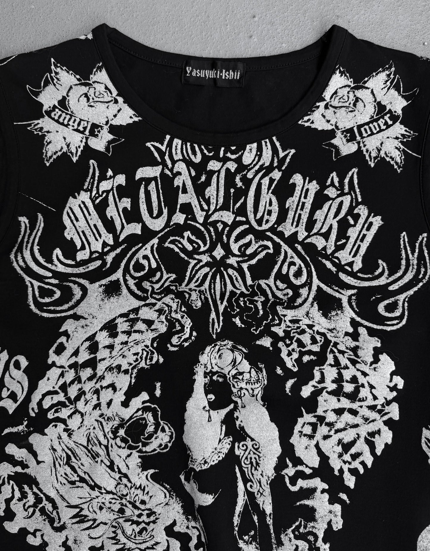 Yasuyuki Ishii Early 00s Tattoo ‘Rabbit Fighter’ Tank Top