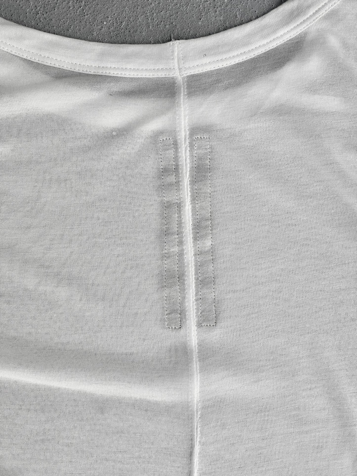 Rick Owens AW21 “GETHSEMANE” White Silk Level T-shirt