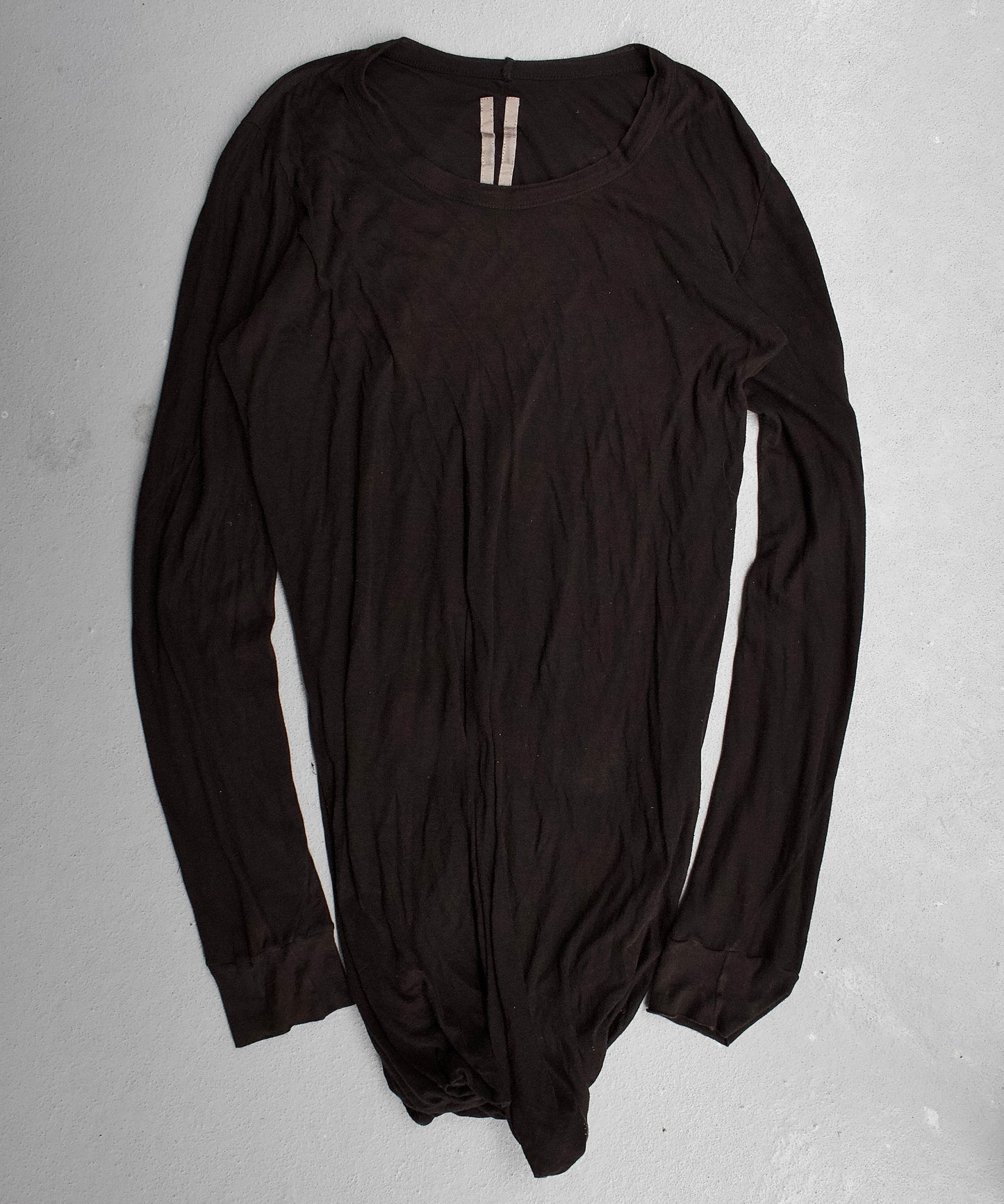 Rick Owens AW15 “SPHINX” Black Double-layered Long-sleeves