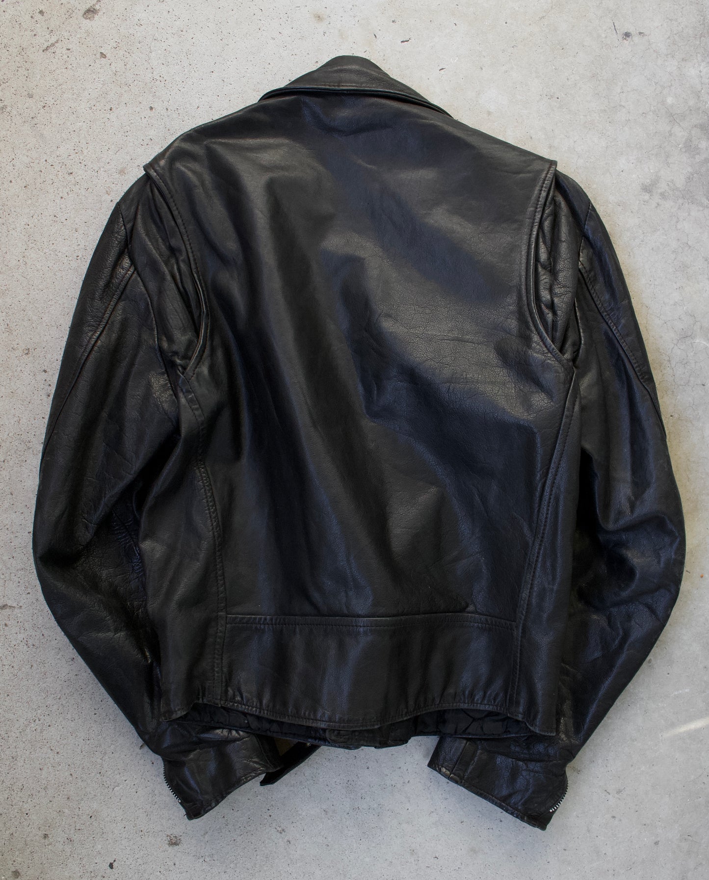 Vintage 90s Biker Leather Jacket detail | DRIEW GARMENTS