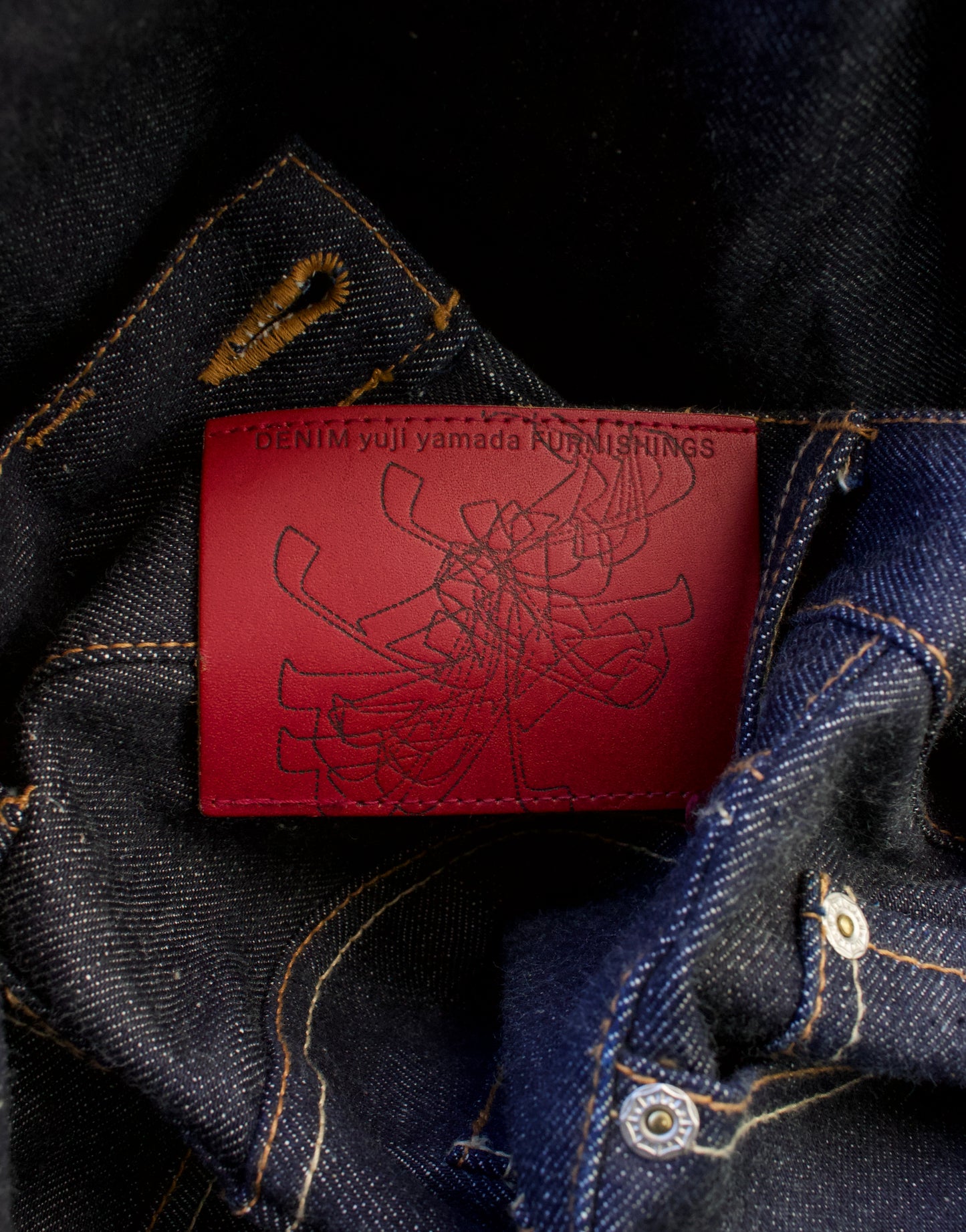 Yuji Yamada 00s ‘FURNISHING’ Raw Indigo Bootcut Denim