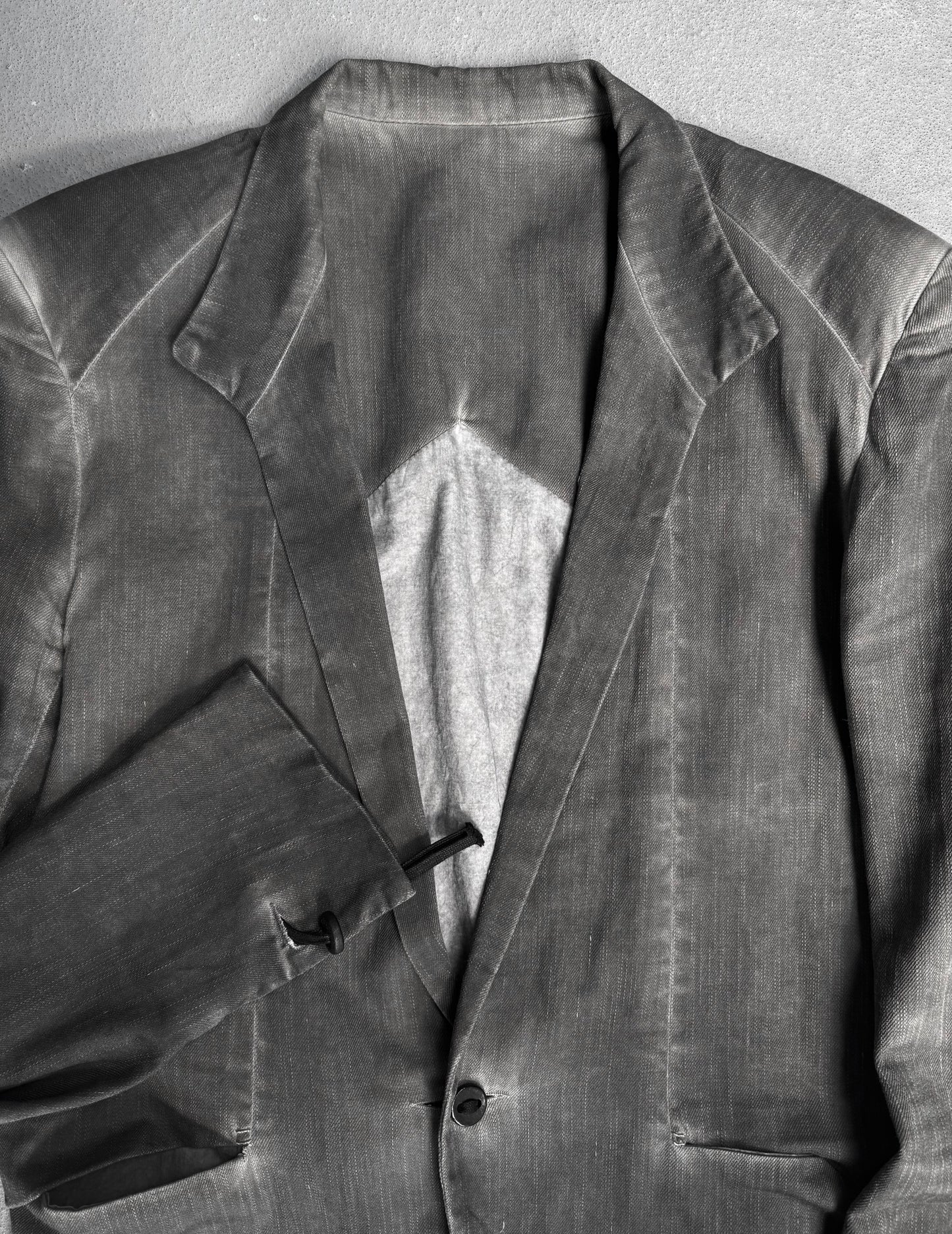 Boris Bidjan Saberi SS12 ‘SUIT3-F1939’ Cold-dyed One Button Blazer