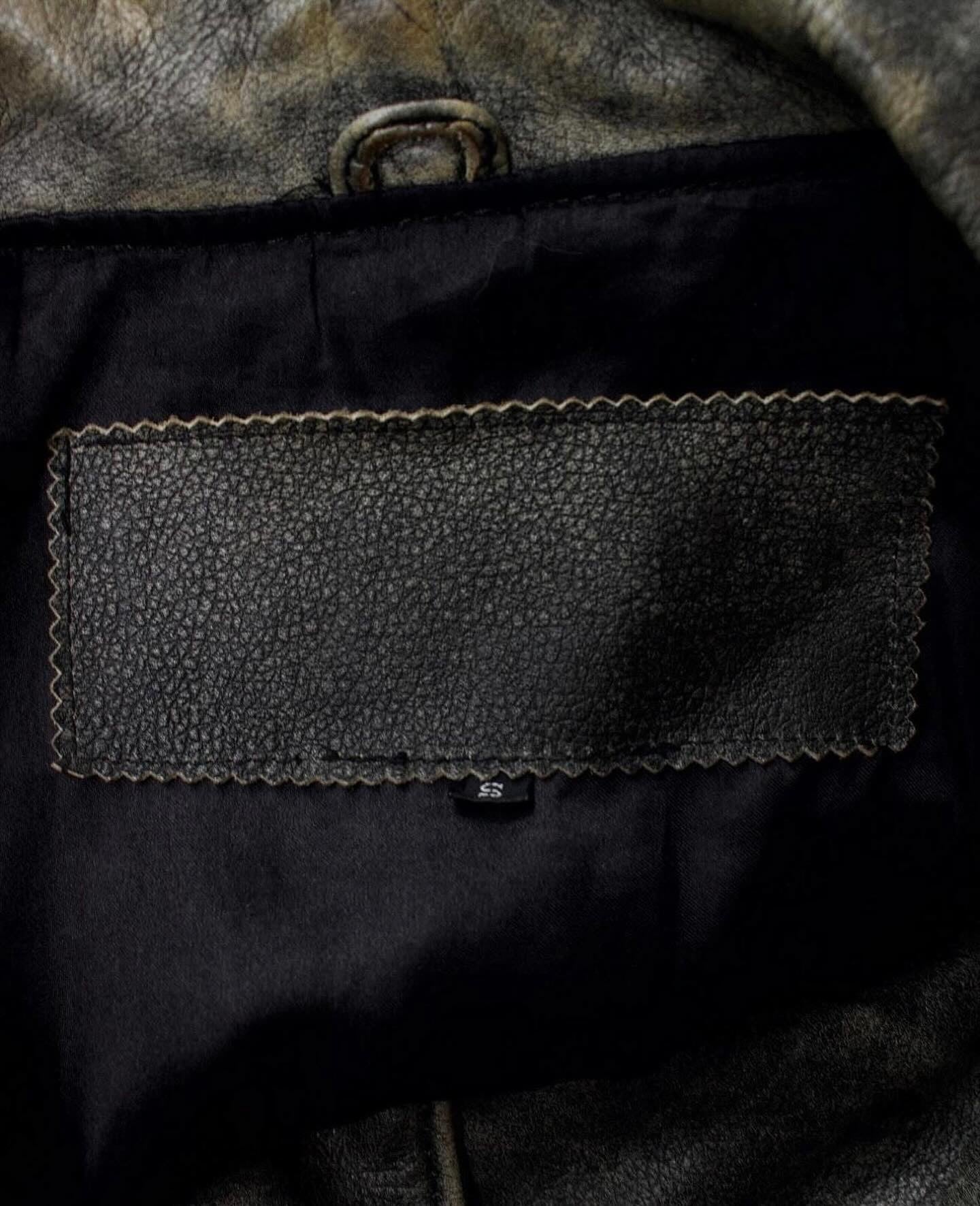 KADOYA K’s Leather Early 00s Sun Faded Cowhide Leather Motorcycle Jacket
