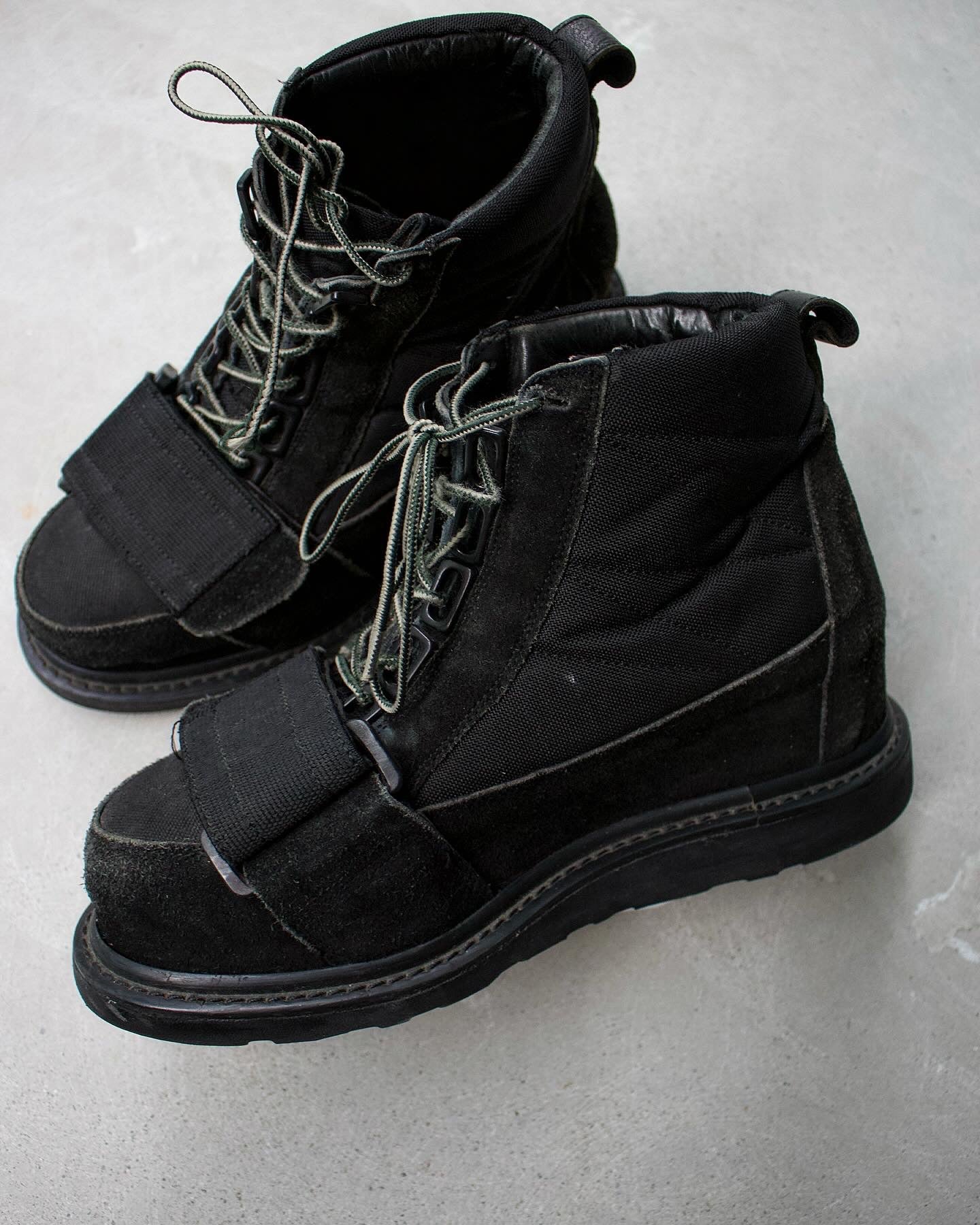 MiharaYasuhiro x STUDIO SEVEN AW15 Trek Platform Leather Boots