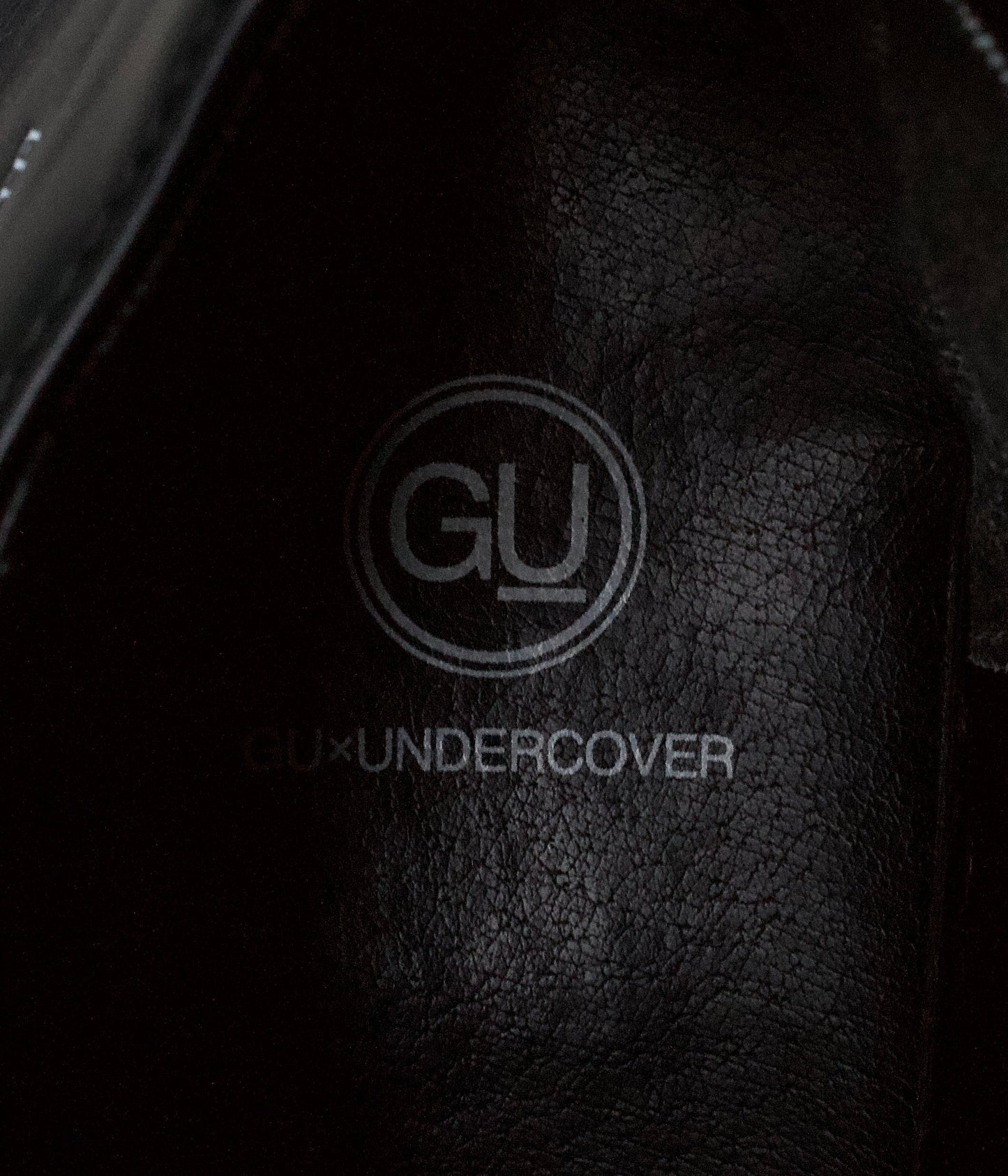 GU x UNDERCOVER AW21 Round Toe Leather Derbies