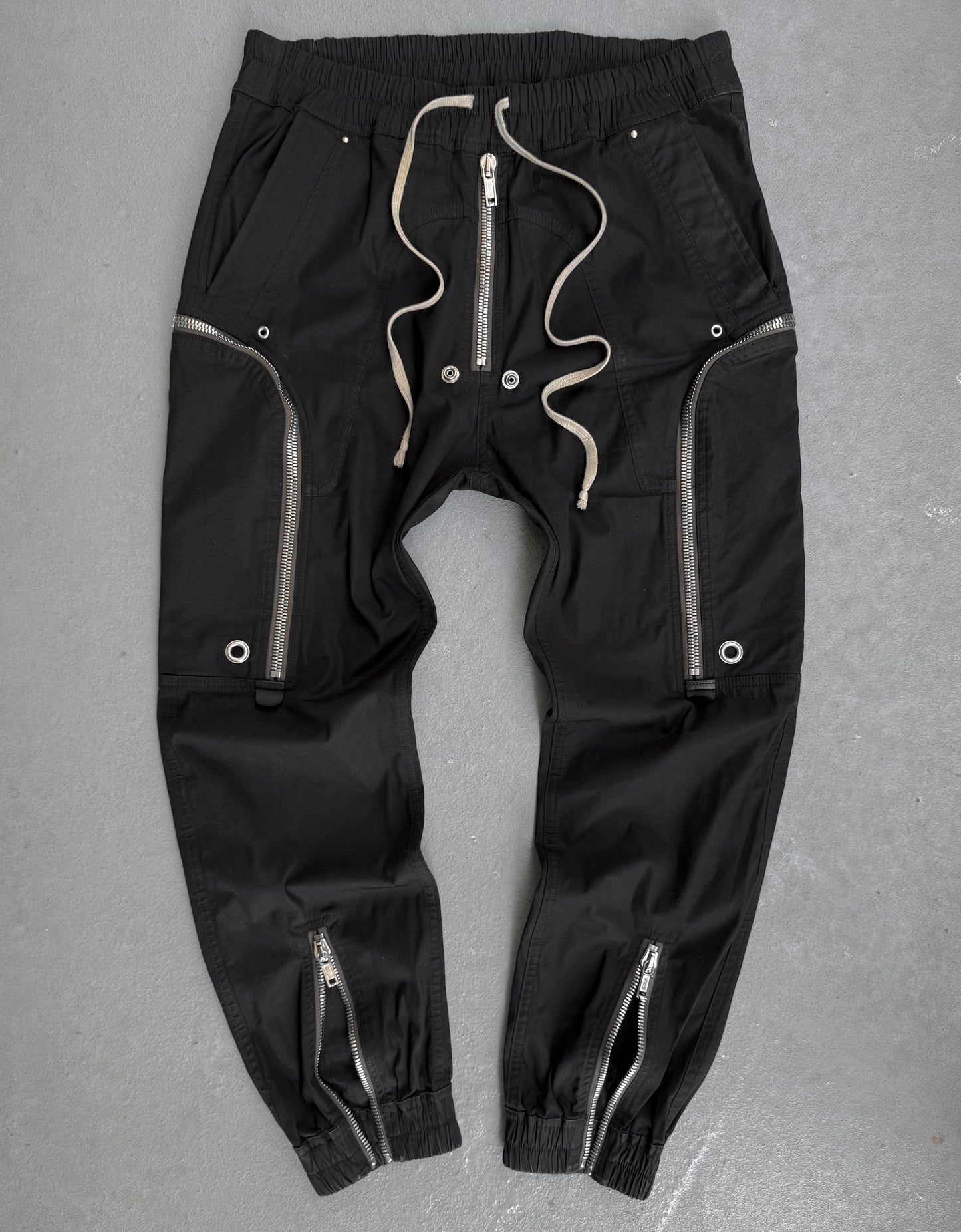 Rick Owens SS21 “PHLEGETHON” Bauhaus Cargo Zip Pants