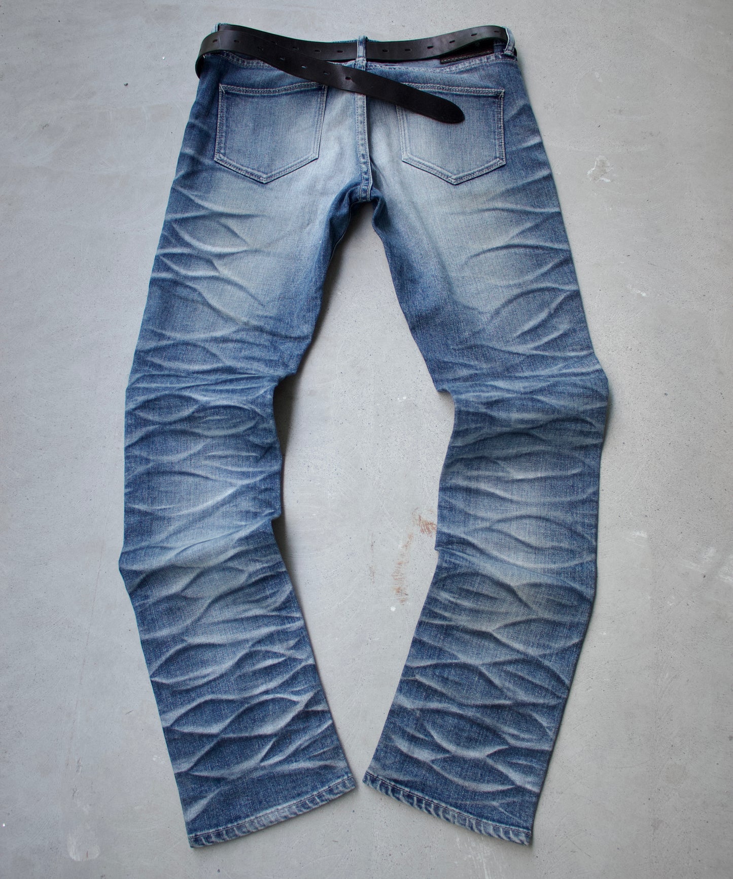 GOSTAR DE FUGA Ealry 00s Marble Claws Slim-fit Denim